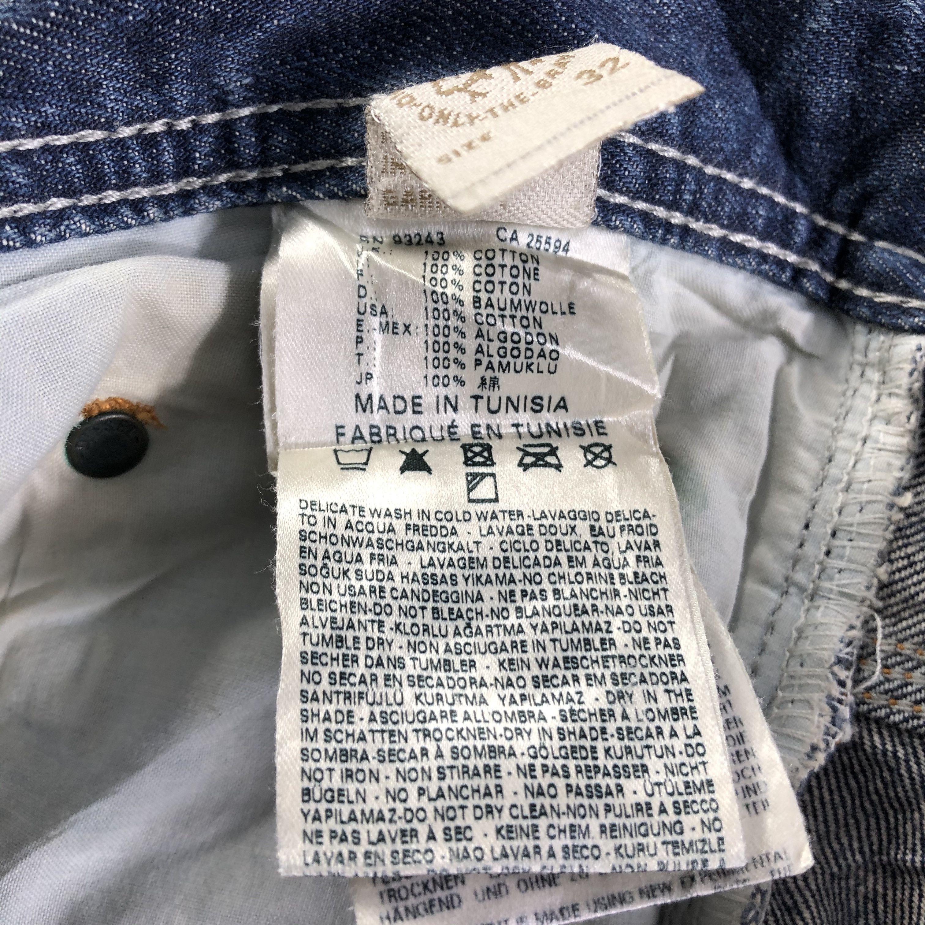 Diesel Vintage Diesel Industry Jeans-J3628 Size US 35 - 13 Thumbnail