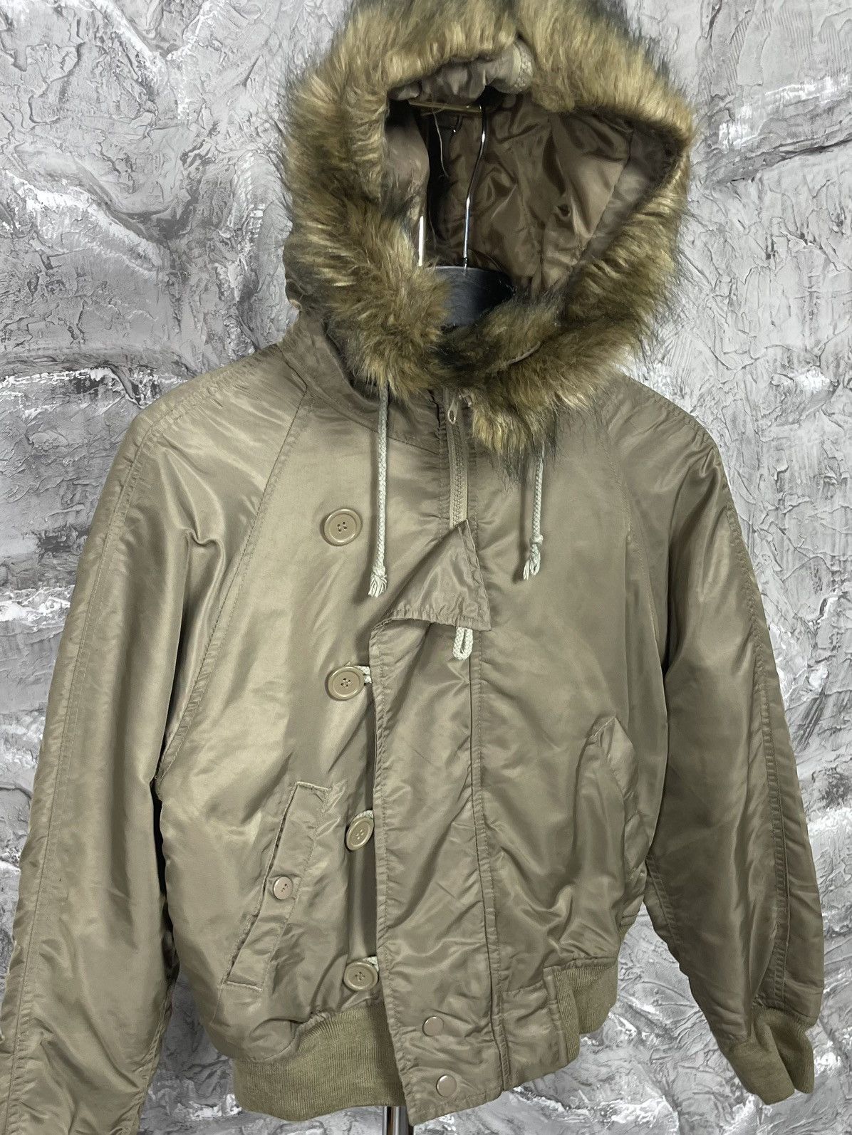 Hysteric Glamour Vintage Y2K Fur Zip Hood Bomber IfSixWasNine Lgb Style Size US S / EU 44-46 / 1 - 6 Thumbnail