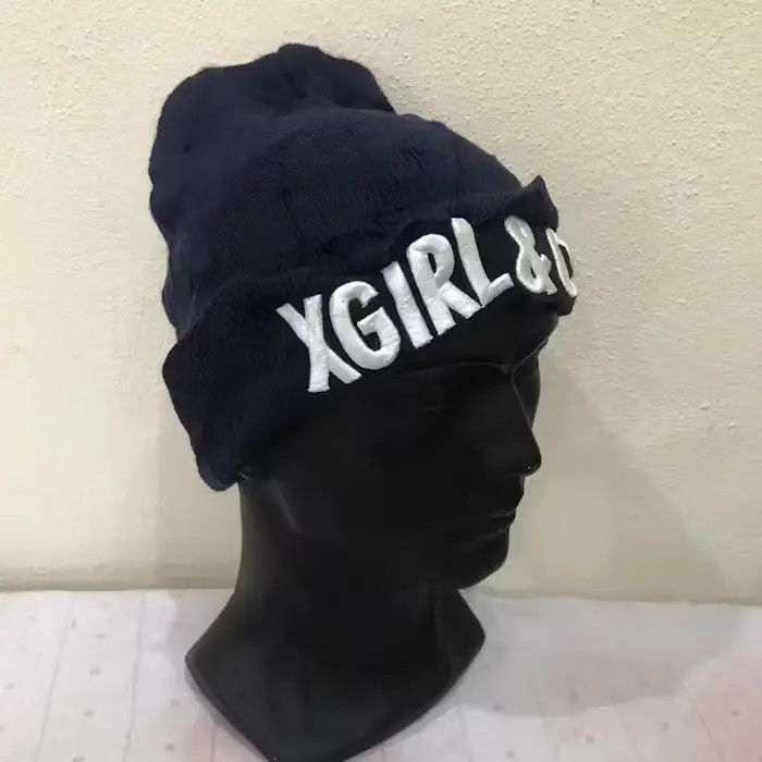 Japanese Brand × Vintage XGIRL &Co Spellout Beanie Hat Size ONE SIZE - 3 Thumbnail