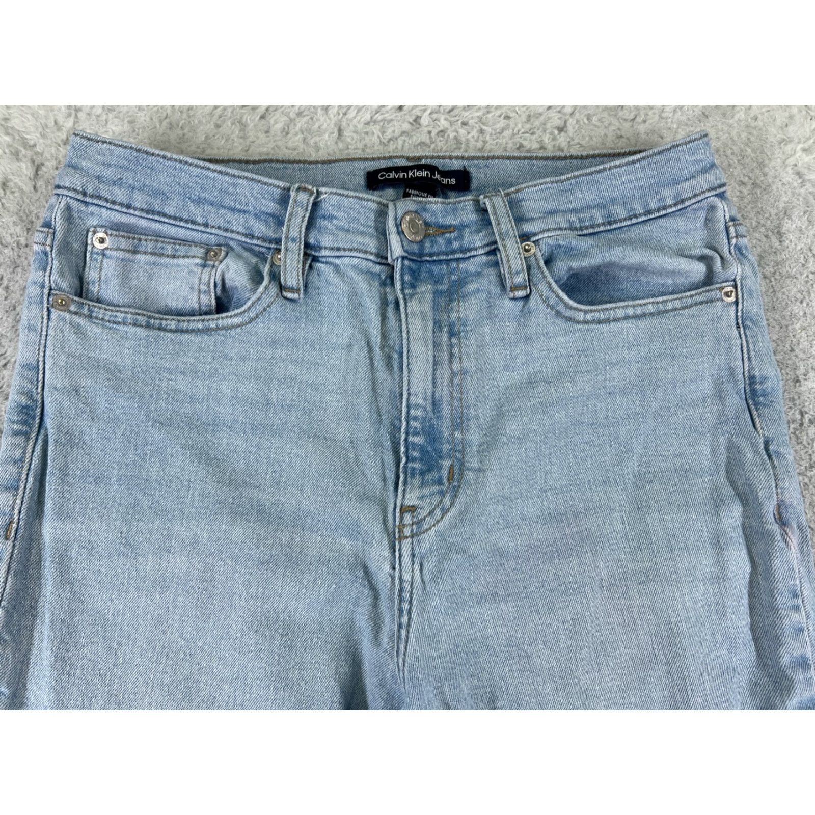 Calvin Klein Calvin Klein Jeans Women 30 Blue Denim Skinny High Rise Light Wash Size 30" / US 8 / IT 44 - 4 Thumbnail