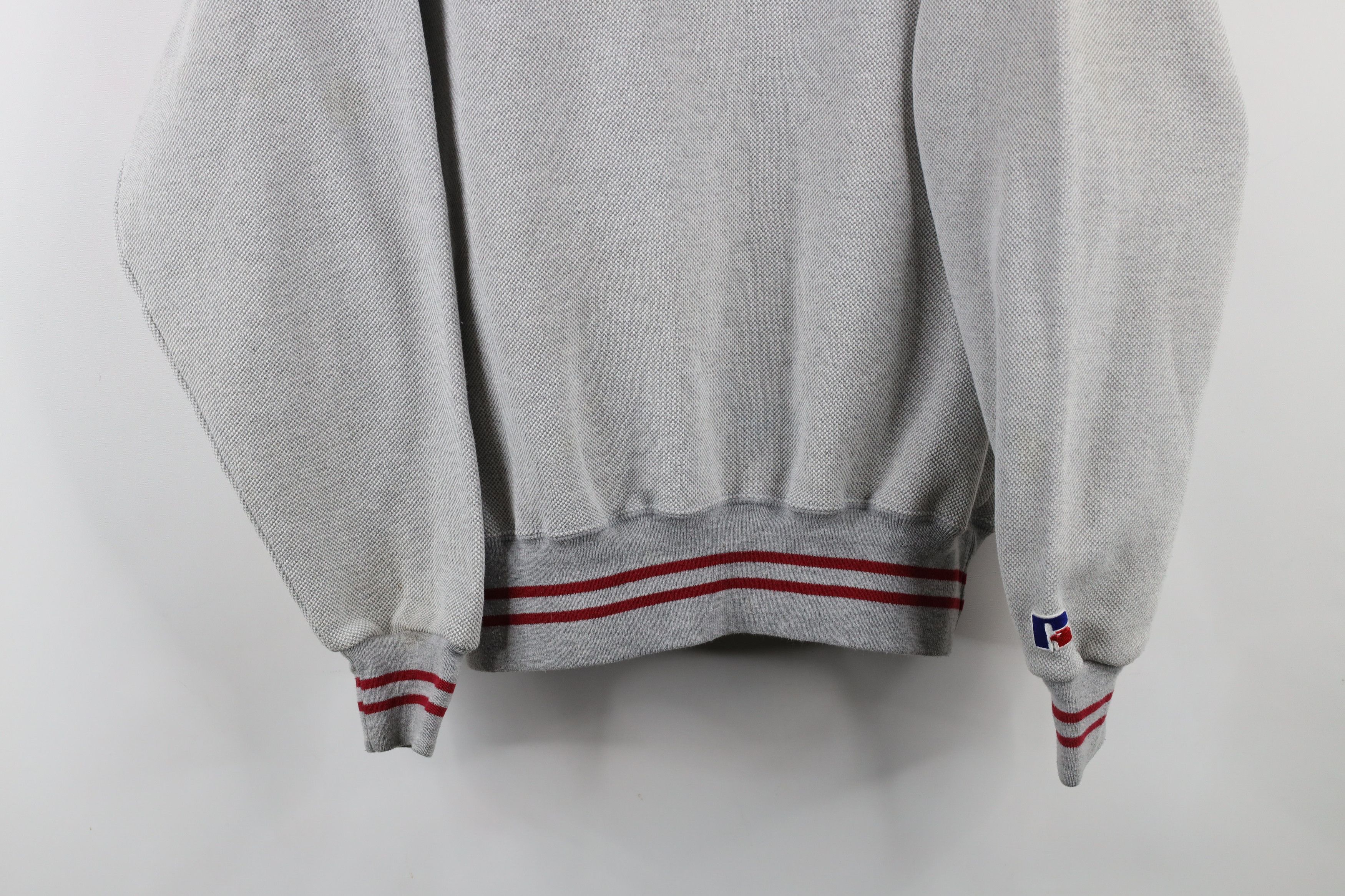 Russell Athletic × Vintage Vintage 90s Russell Athletic Boat Sweatshirt Gray USA Size US M / EU 48-50 / 2 - 3 Thumbnail