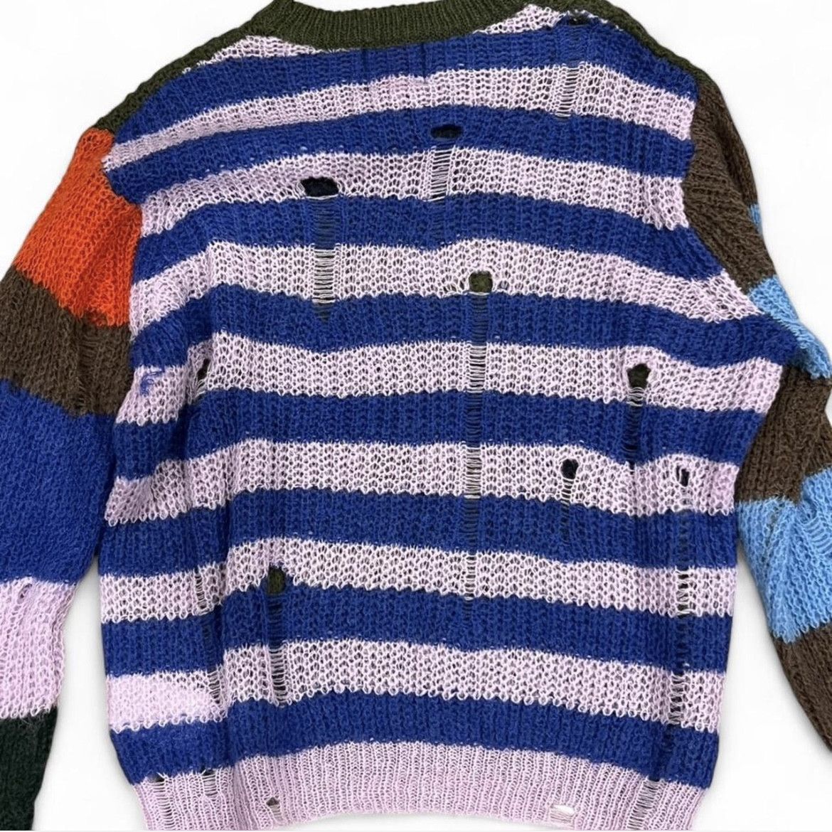 Heaven by Marc Jacobs Striped Crew Neck Pullover Size US M / EU 48-50 / 2 - 5 Thumbnail