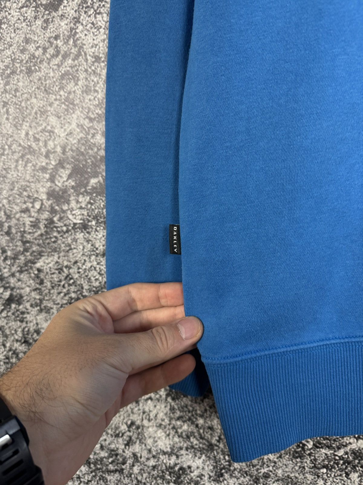 Oakley Men’s Oakley Blue Zip Up Hoodie Jacket MFG Co Logo Size M Size US M / EU 48-50 / 2 - 19 Thumbnail