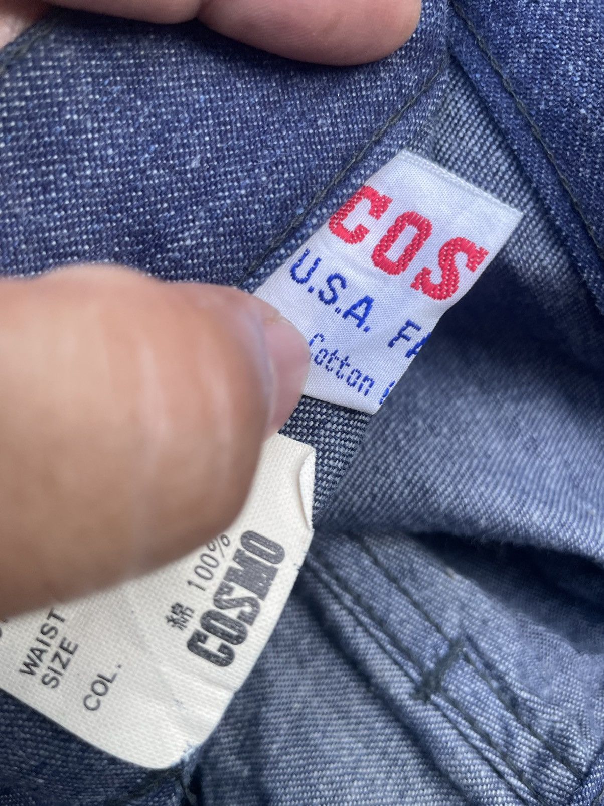 Japanese Brand × Vintage Vintage Deadstock Cosmo Flare Denim Size US 30 / EU 46 - 15 Thumbnail