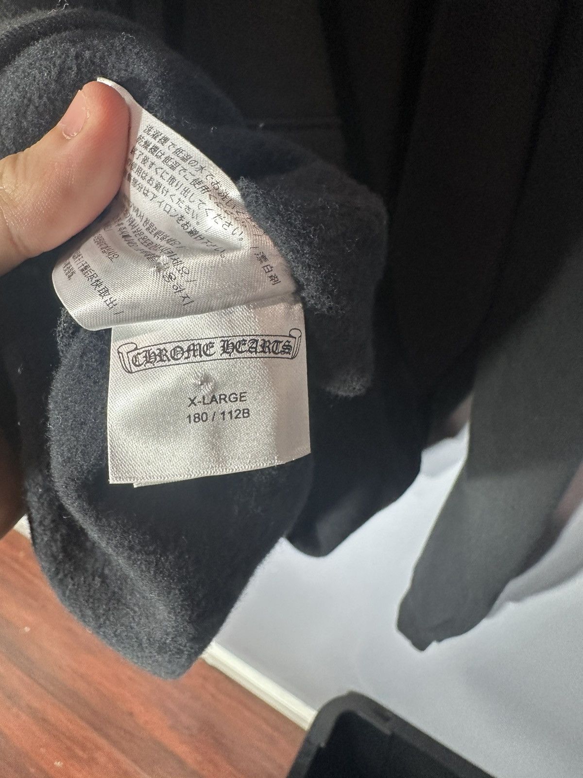 Chrome Hearts Chrome hearts black Tbar logo hoodie Size US XL / EU 56 / 4 - 3 Thumbnail