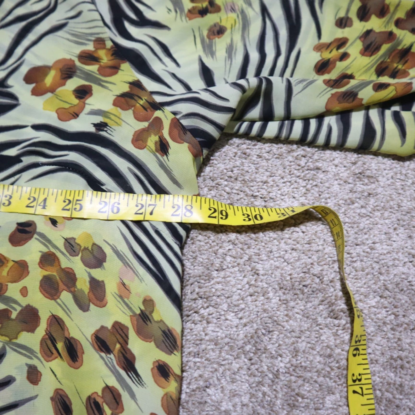 Vintage Ashley Stewart Animal Print Sheer Long Half Sleeve Top Shirt Blouse Women's 3X Size XXL / US 16-18 / IT 52-54 - 6 Thumbnail