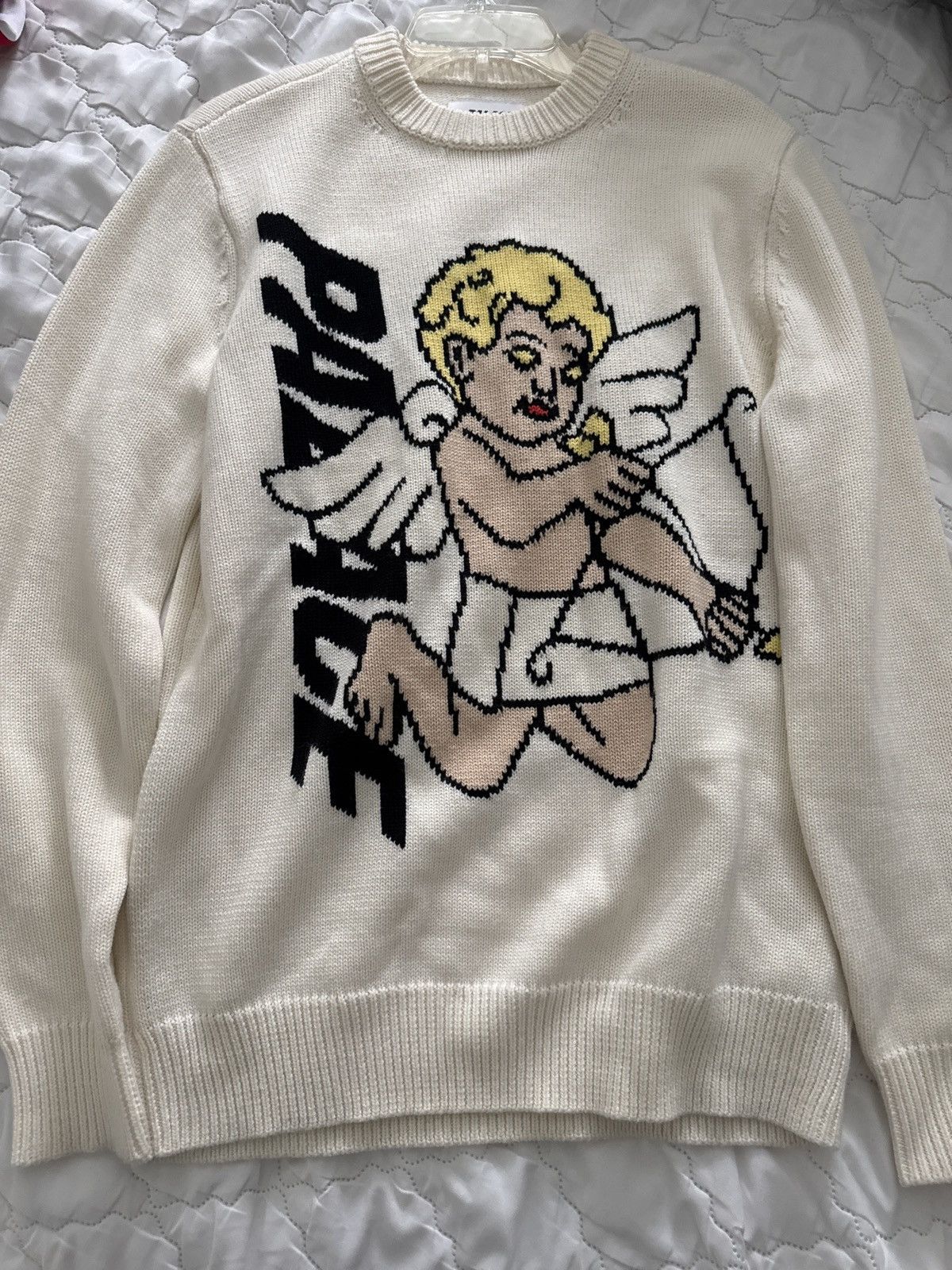 Palace Hairy Flag knit UK | Grailed