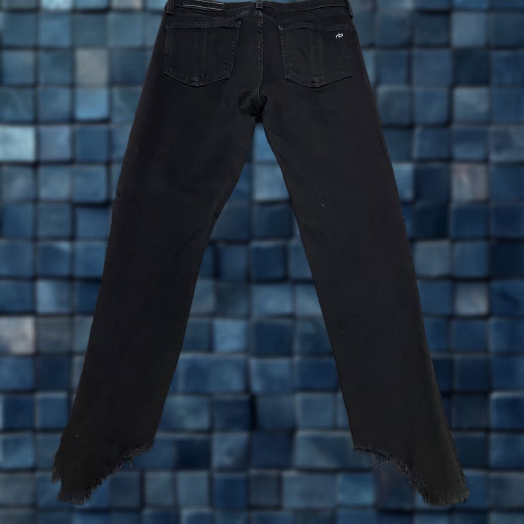 Rag & Bone rag & bone Jeans Capri Womens 29 Black Denim High Rise Slim 5-Pocket Style Vintage No - 29 Inseam 26 in United States Mens Womens Girls Size 29" - 1 Thumbnail