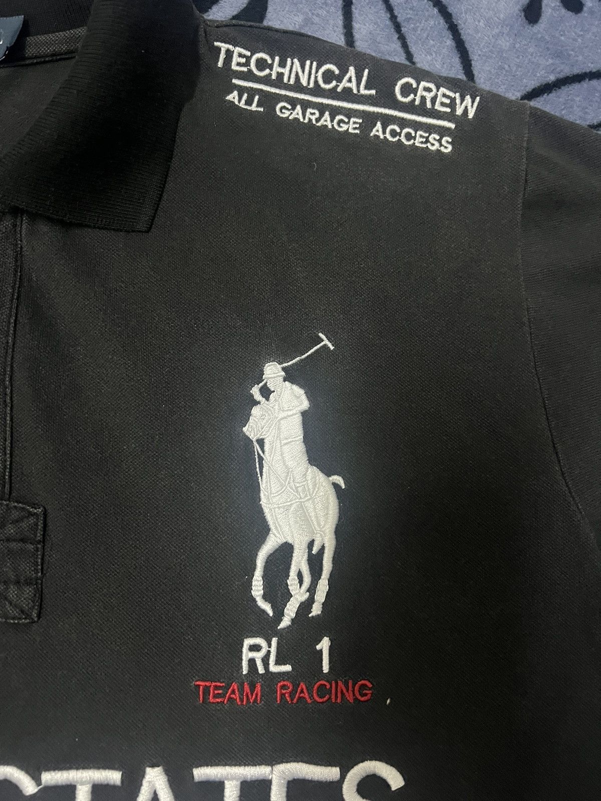 Polo Ralph Lauren × Vintage POLO by Ralph Lauren - United State Racing Team Size US L / EU 52-54 / 3 - 5 Thumbnail