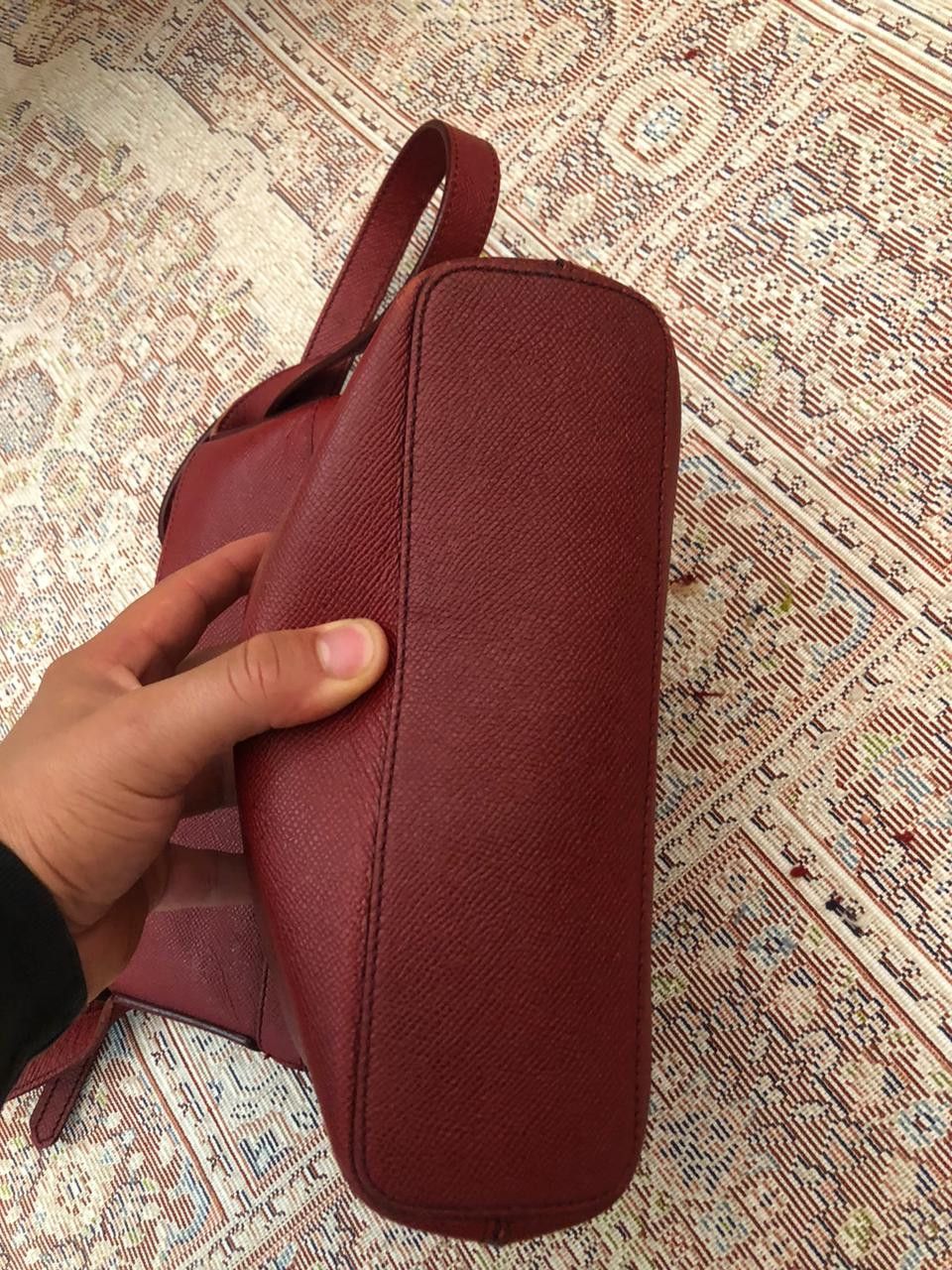Burberry Burberry Red Leather Crossbody Messenger Bag Size ONE SIZE - 8 Thumbnail