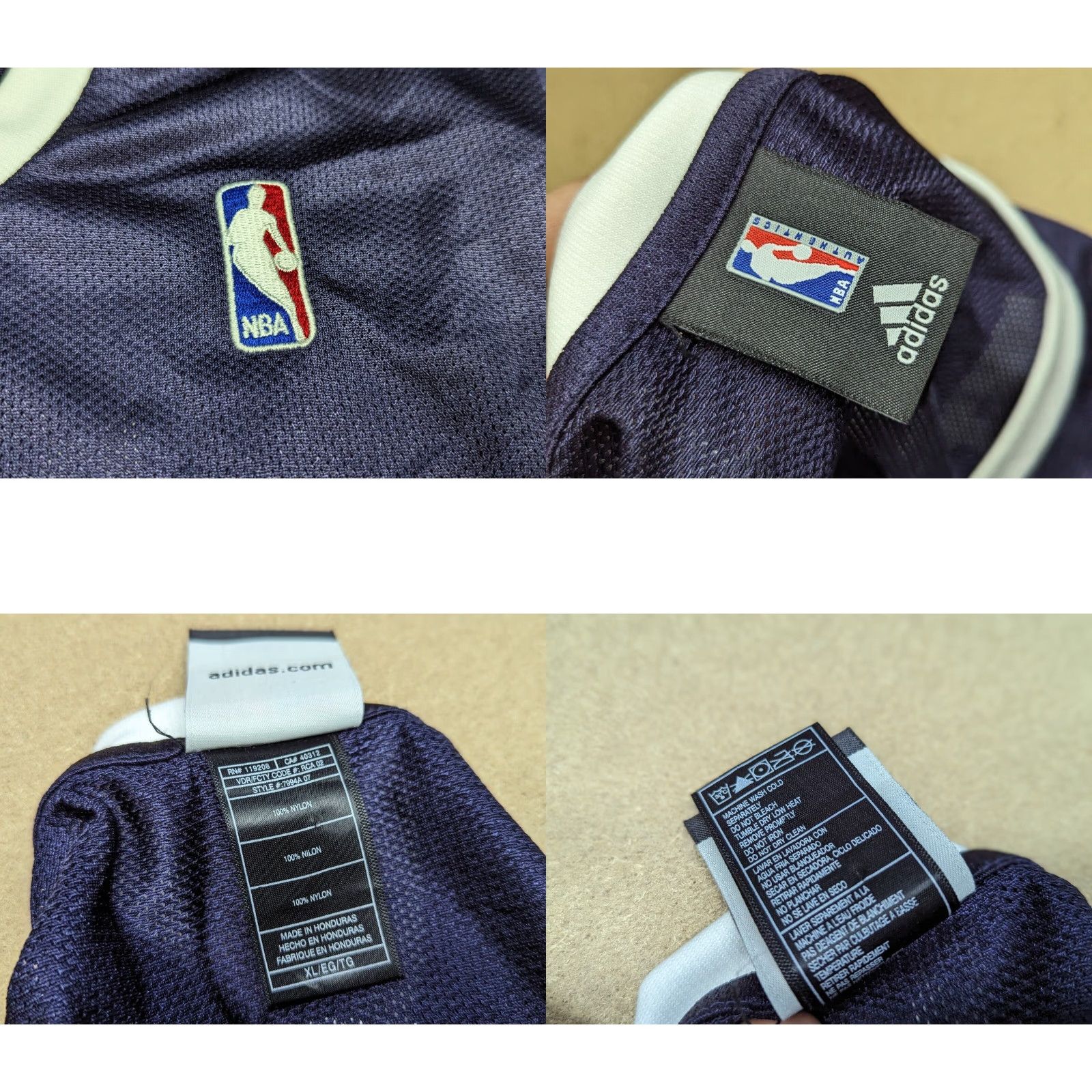 Adidas adidas Jamal Crawford Atlanta Hawks Mens Basketball Jersey XL Blue Swingman NBA Shirt Size US XL / EU 56 / 4 - 9 Thumbnail