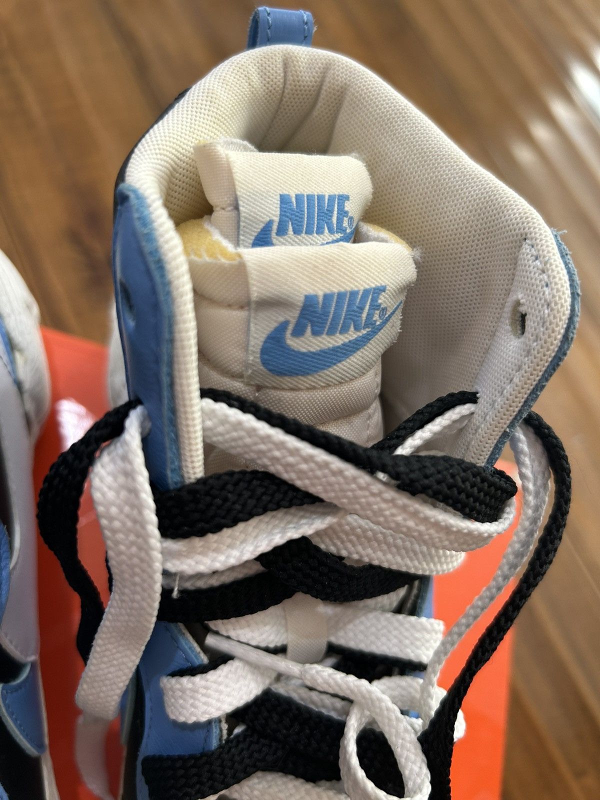 Nike Nike Sacai Blazer Mid Blue/White BV0072 001 Size US 9 / EU 42 - 6 Thumbnail
