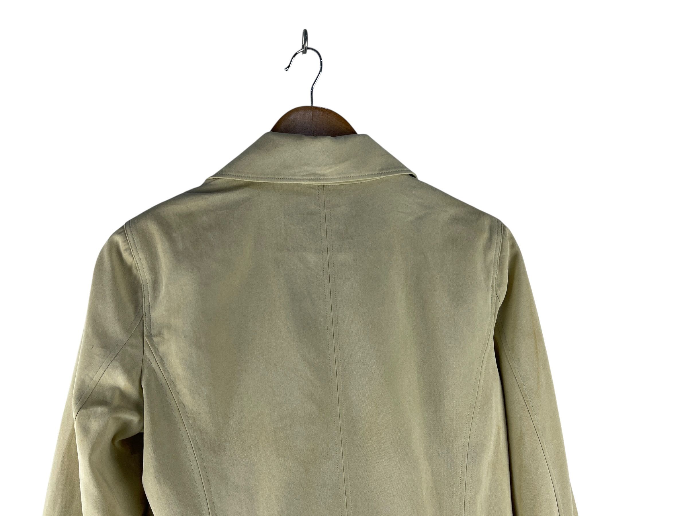 Loewe Vintage LOEWE Tailored Blazer Jacket Cotton Silk Lined Size S / US 4 / IT 40 - 14 Thumbnail