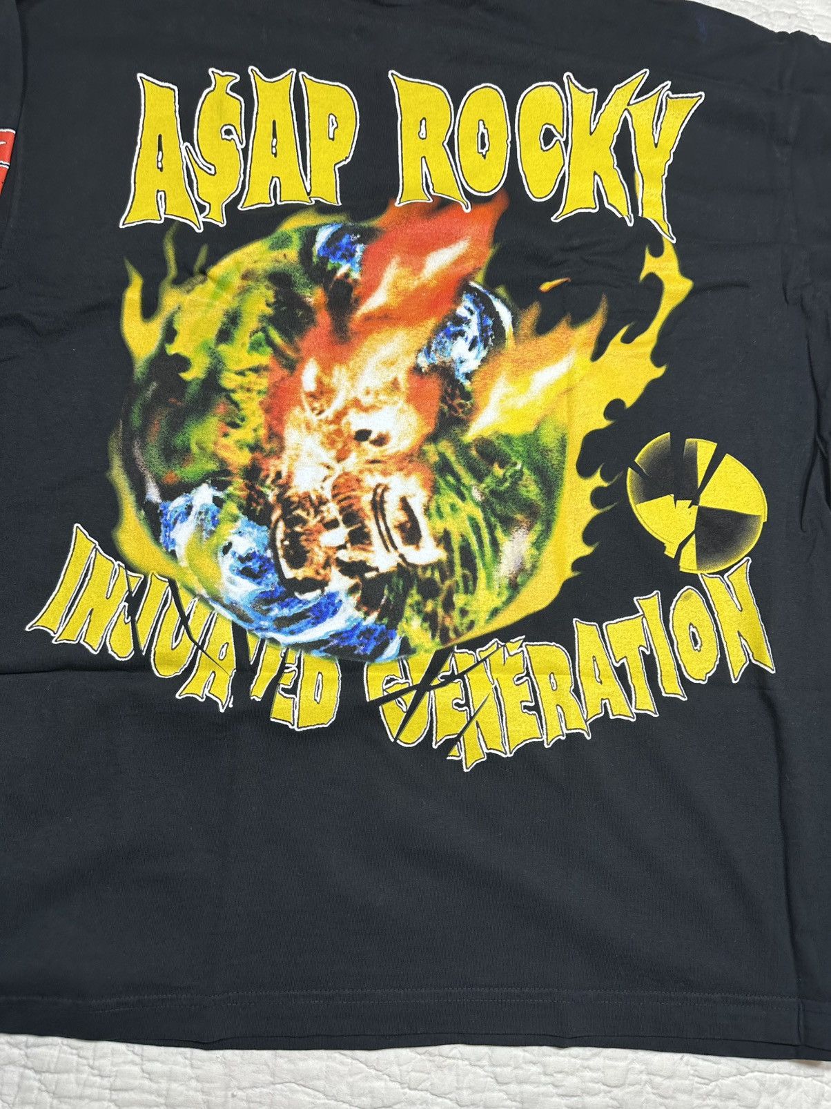 A$AP Rocky ASAP Rocky/AWGE Testing L/S Injured Generation Tour Large Size US L / EU 52-54 / 3 - 6 Thumbnail