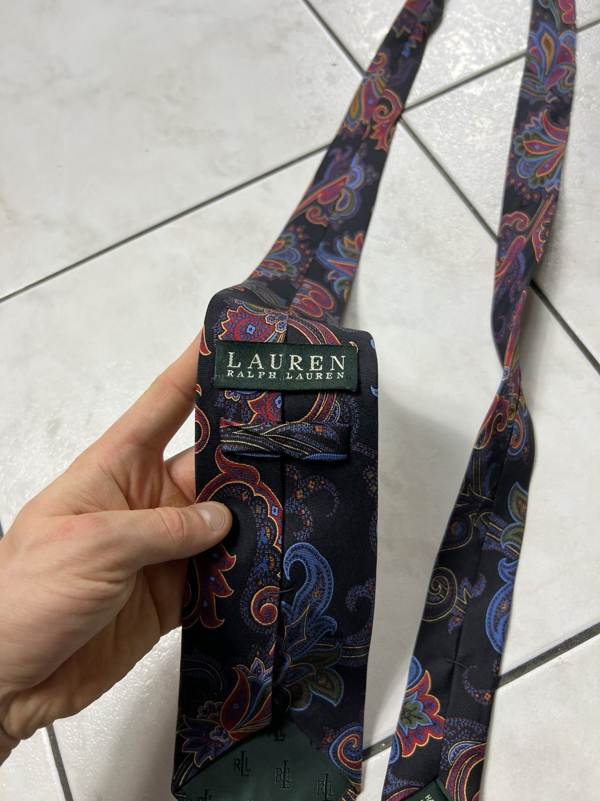 Ralph Lauren Ralph Lauren silk tie luxury floral psychedelic patterned Size ONE SIZE - 13 Thumbnail