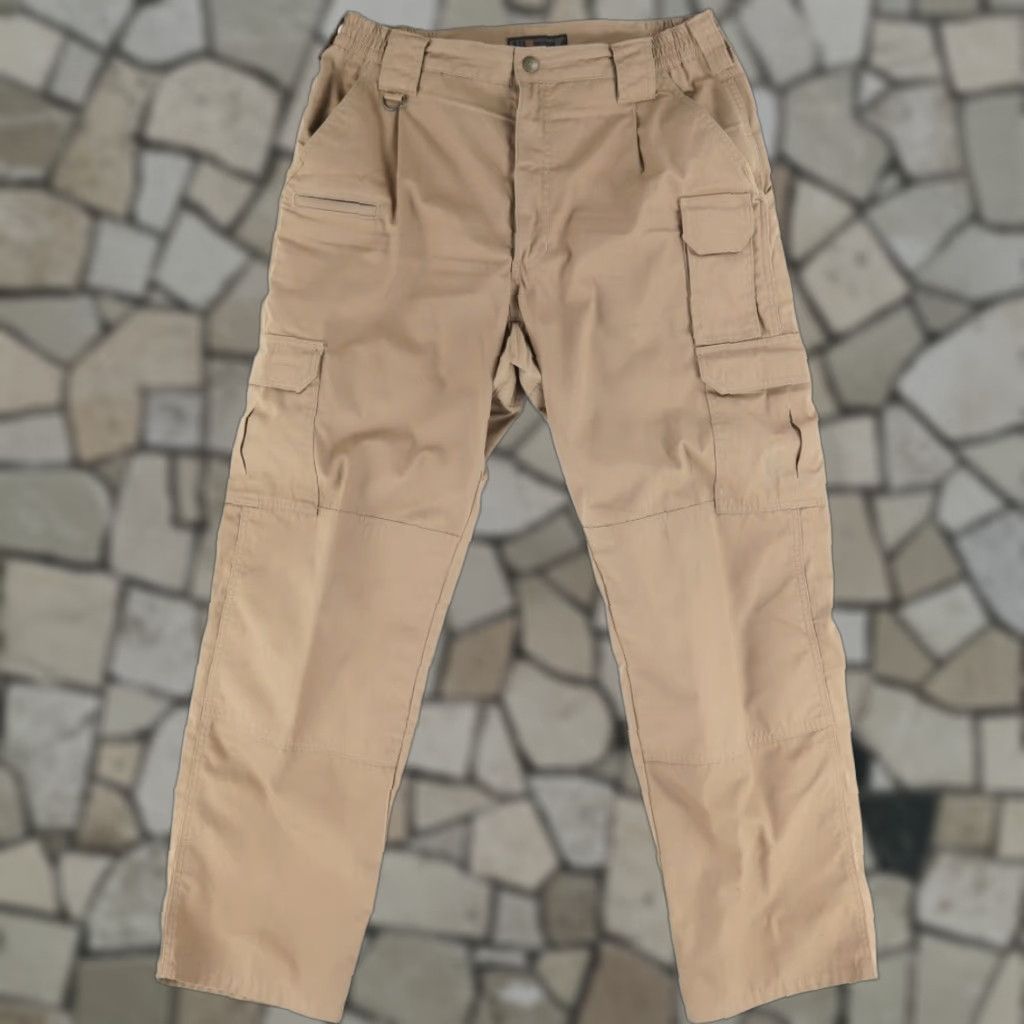 Vintage 5.11 Tactical Cotton Blend Canvas Cargo Pants Tan Men's 34 Cargo Pants Men 34 Tan 5.11 Tactical Cargo Pants 34 Mens Tan Size US 34 / EU 50 - 1 Thumbnail