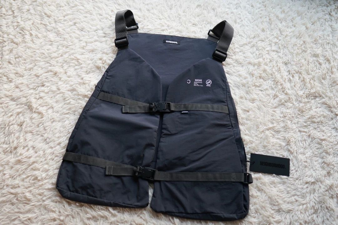 Neighborhood Black Utility Vest with Adjustable Straps Size US S / EU 44-46 / 1 - 1 Thumbnail