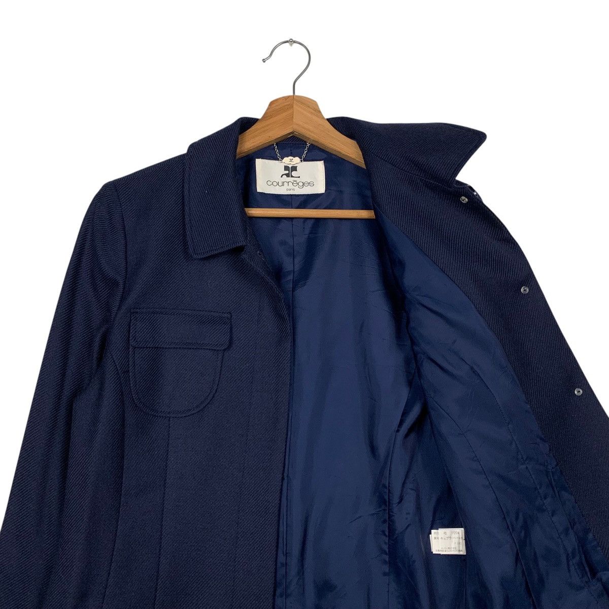 Courreges 90’s COURREGES Wool Jacket #2347-C105 Size M / US 6-8 / IT 42-44 - 10 Thumbnail