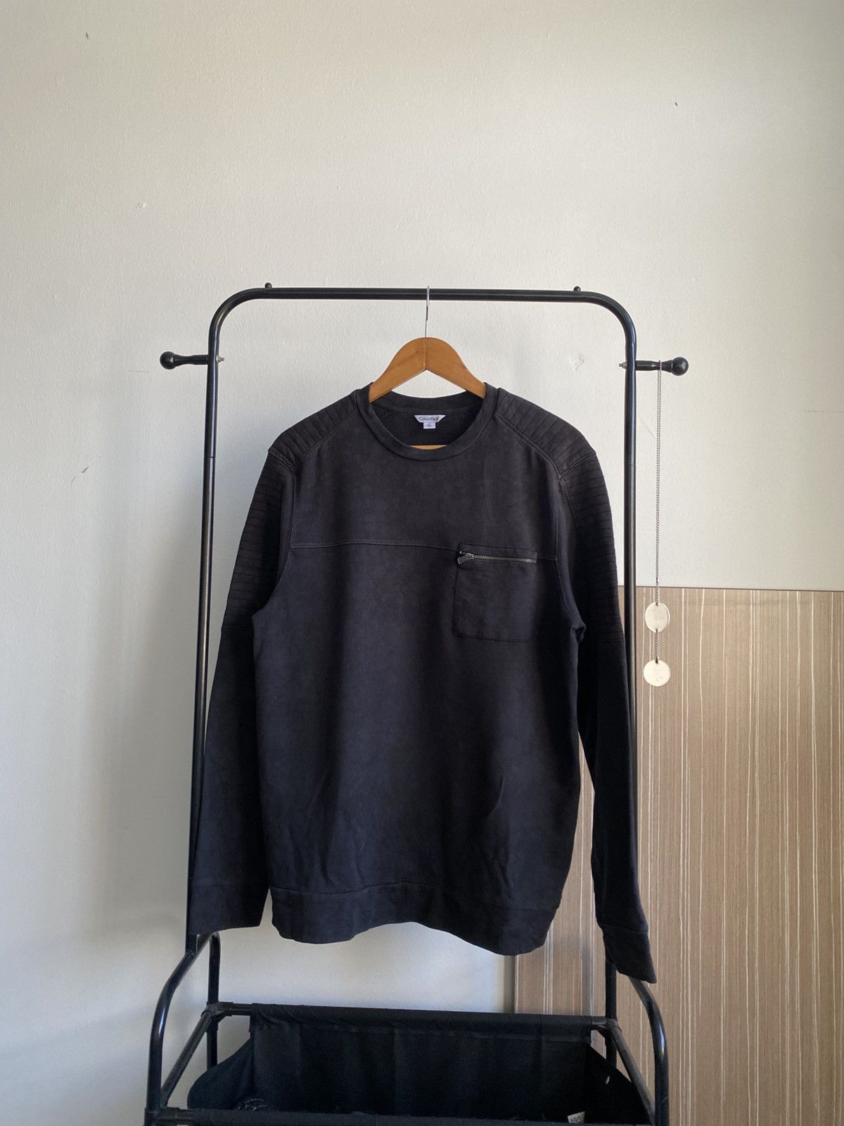 Calvin Klein Calvin Klein Double Line Shoulder Pad Long sleeve shirt Size US M / EU 48-50 / 2 - 6 Thumbnail