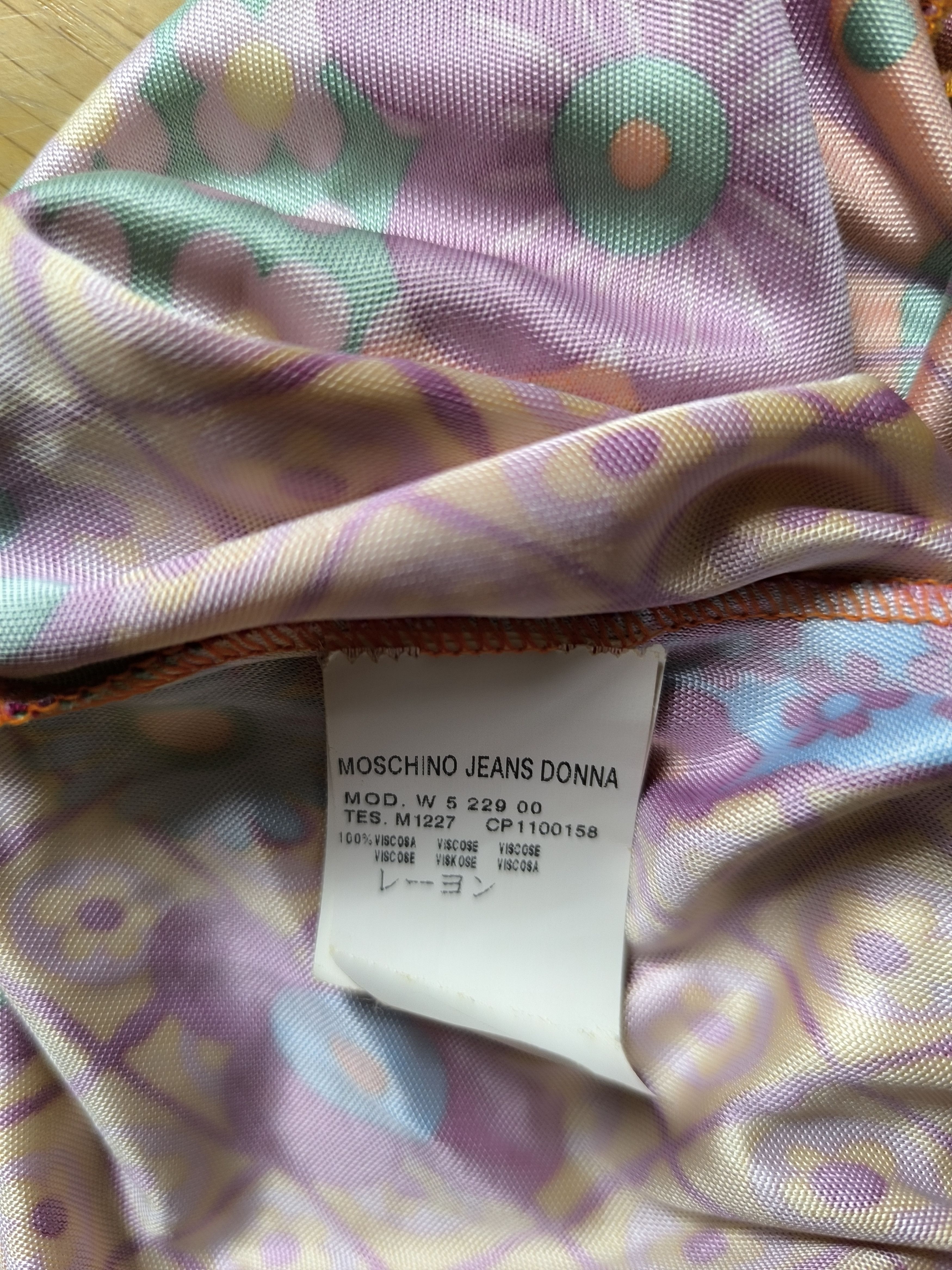 Moschino Moschino Jeans Donna Multicolor Floral Maxi Dress Size US 10 Size M / US 6-8 / IT 42-44 - 12 Thumbnail