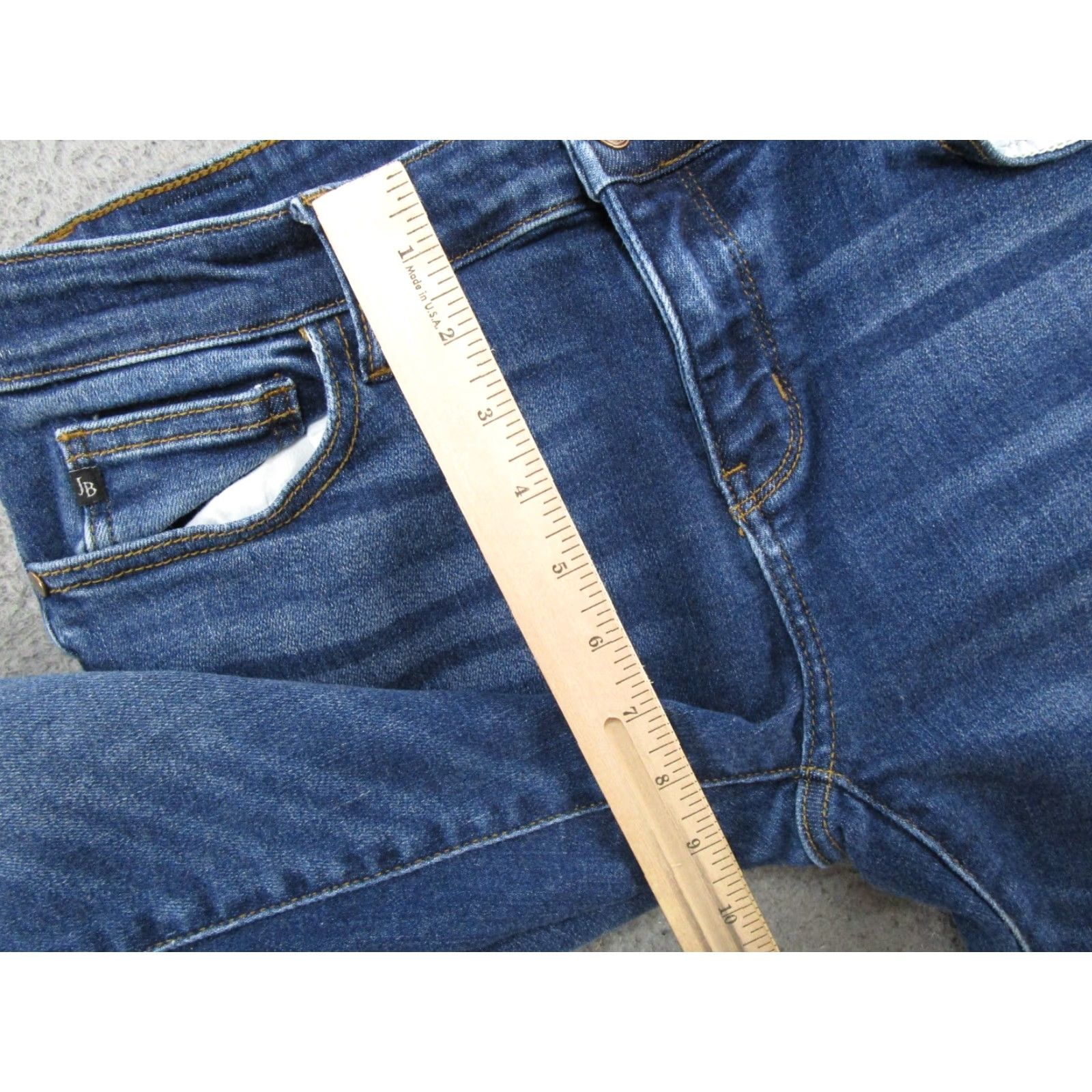Denime Judy Blue Jeans Skinny 5-Pocket Denim Womens Size 32 Medium Blue Stretch Cotton Blend Classic Vintage: No Size 24" / US 00 / IT 34 - 6 Thumbnail
