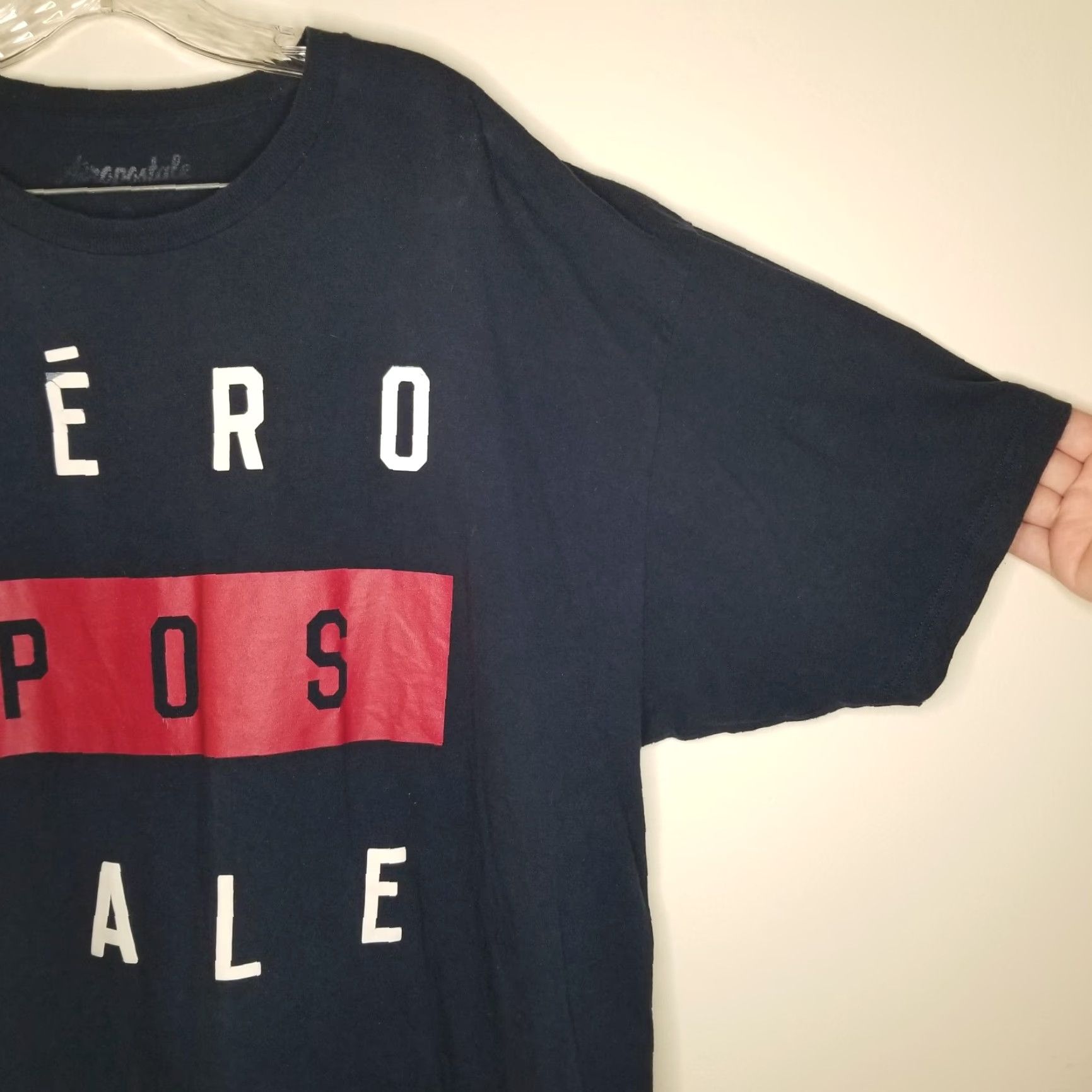 Vintage AeroPostale T-Shirt Men Short Sleeve Blue XL Regular Size - Mens XL Blue Aeropostale Shirt Size US XL / EU 56 / 4 - 3 Thumbnail