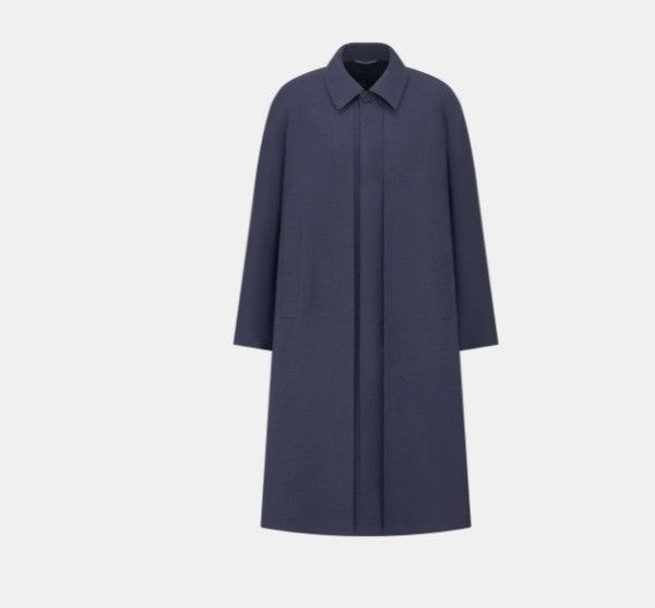 o1w1db10425 483C353 Long Coat in Blue