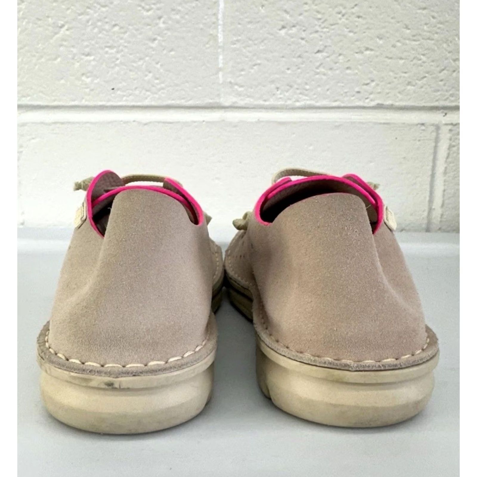 Asket OnFoot Sneaker Pink Suede Spain Sz 38 US 7.5 30200 Basket Fluor Size US 8 / IT 38 - 4 Thumbnail