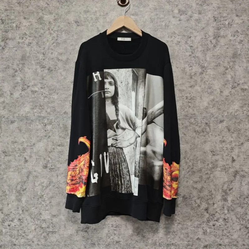 Givenchy Givenchy Black Cotton Women's Sweatshirt 0089 Size S / US 4 / IT 40 - 1 Thumbnail