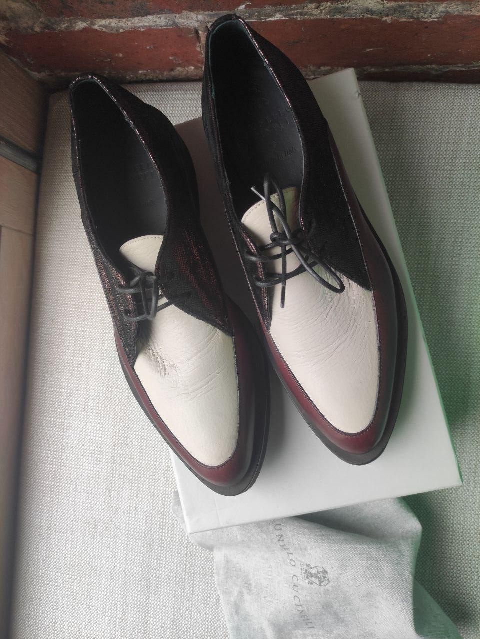 Brunello Cucinelli Brunello Cucinelli women's derby shoes Size US 9 / IT 39 - 1 Thumbnail