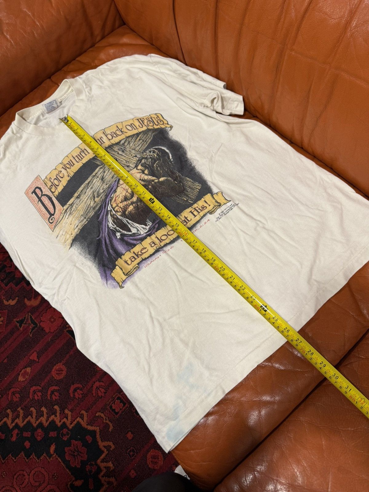 TEE JAYS Vintage 90’s Living Epistles Jesus T Shirt Punk Rock Size US XL / EU 56 / 4 - 8 Thumbnail