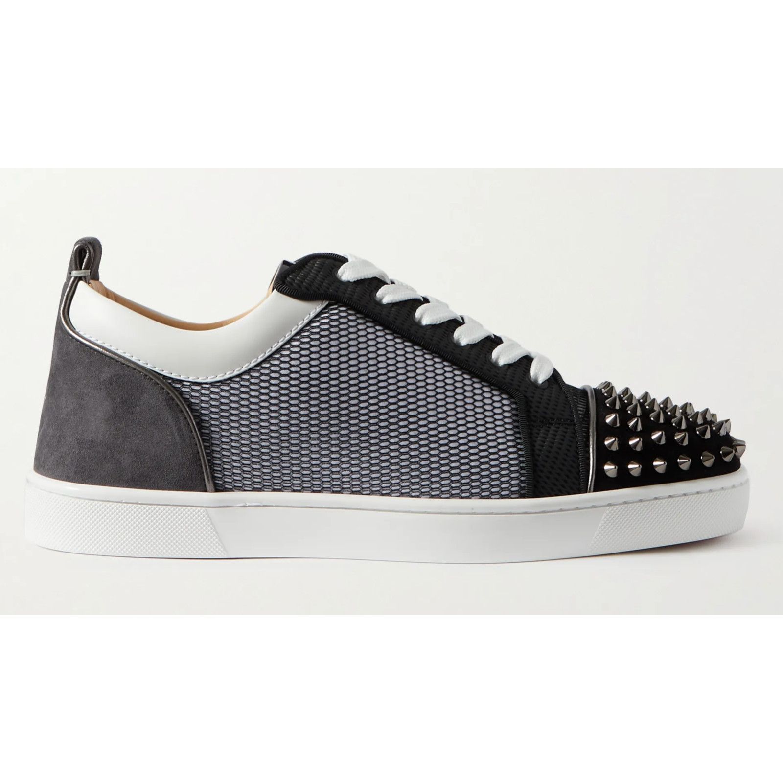 Christian Louboutin Christian Louboutin Louis Junior Spikes Orlato Flat Black Size US 13 / EU 46 - 1 Thumbnail