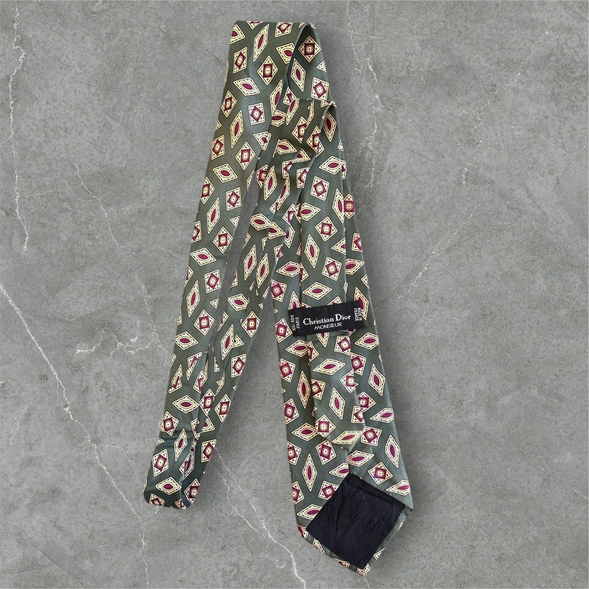 Christian Dior Monsieur Lot of 3 LUXURY DESIGNERS Silk Neckties II Size ONE SIZE - 3 Thumbnail