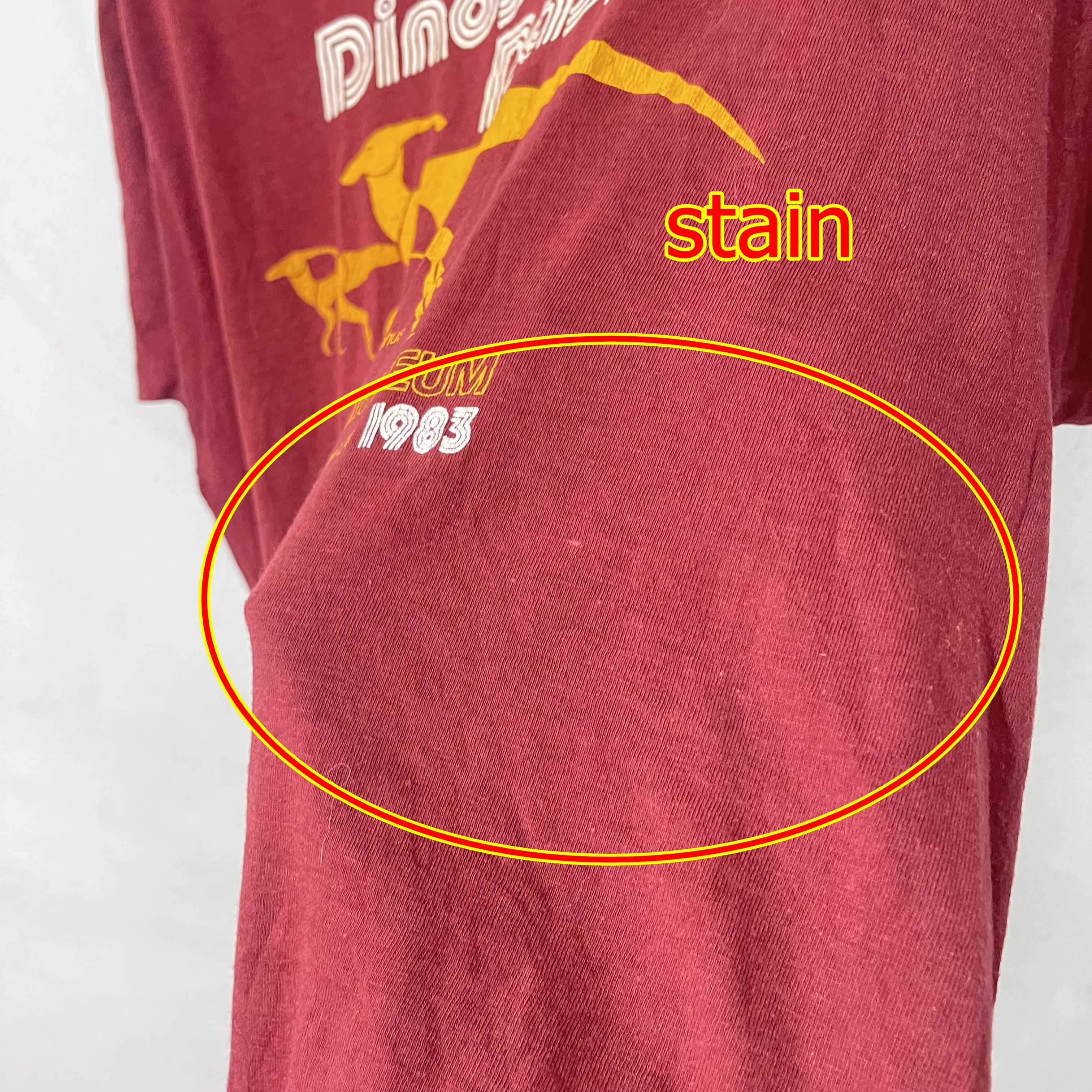 Vintage Vintage 1983 Dinosaur Dash Milwaukee Public Museum T-Shirt Size US M / EU 48-50 / 2 - 9 Thumbnail