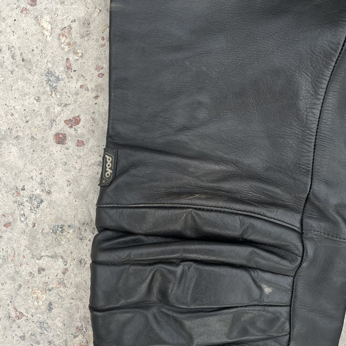 Vintage Vintage Moto Leather Pants 54 Y2K 90s USA Japan Style Size US 32 / EU 48 - 5 Thumbnail