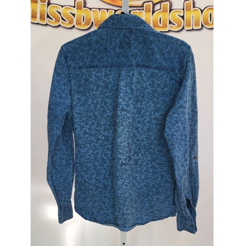 Mossimo Mossomo Blue Paisley print long sleeve button down Small Size US S / EU 44-46 / 1 - 6 Thumbnail