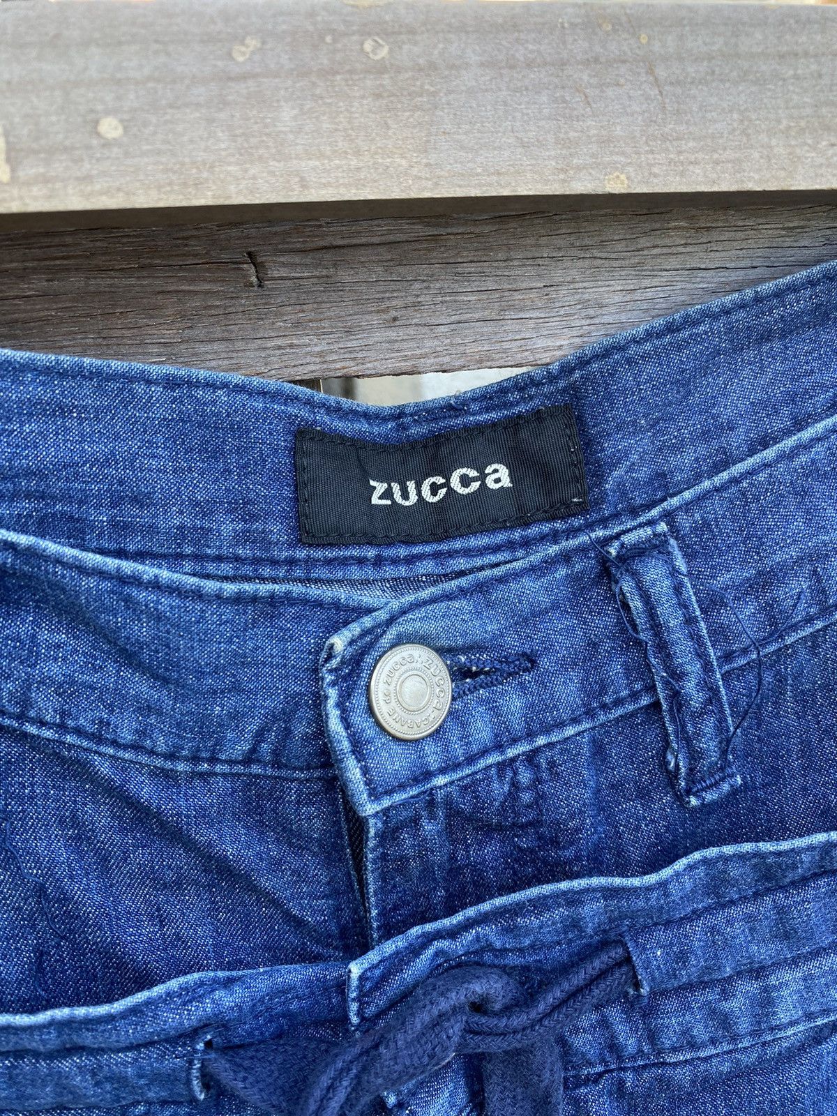 Vintage Cabane De Zucca Double Waist by Issey Miyake Shortpant Denim Size 31" - 4 Thumbnail