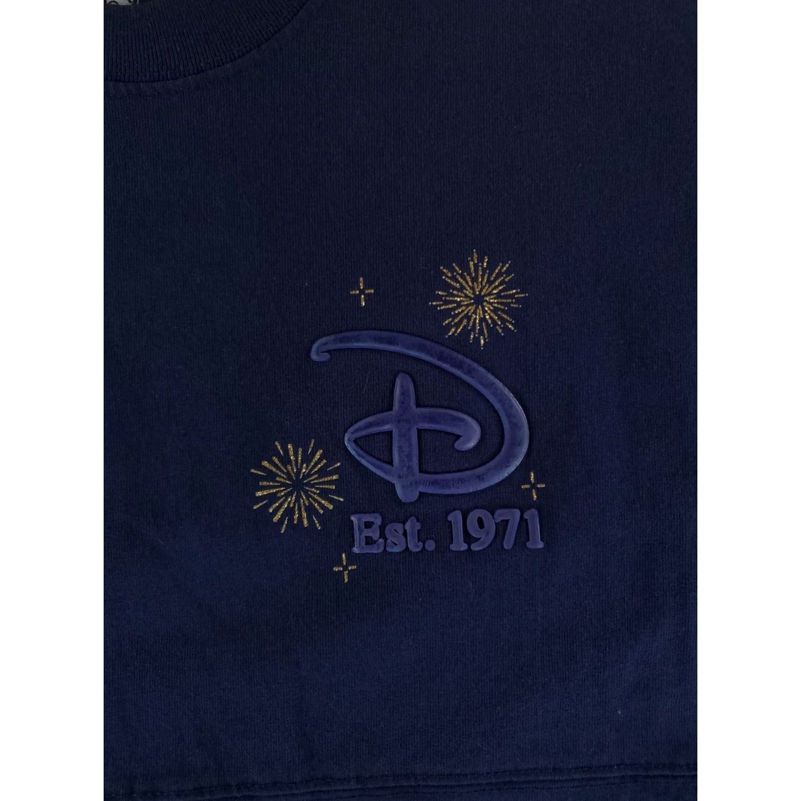 Disney Walt Disney World Spirit Jersey Blue Long Sleeve Cinderella Castle Mens XL Size US XL / EU 56 / 4 - 3 Thumbnail