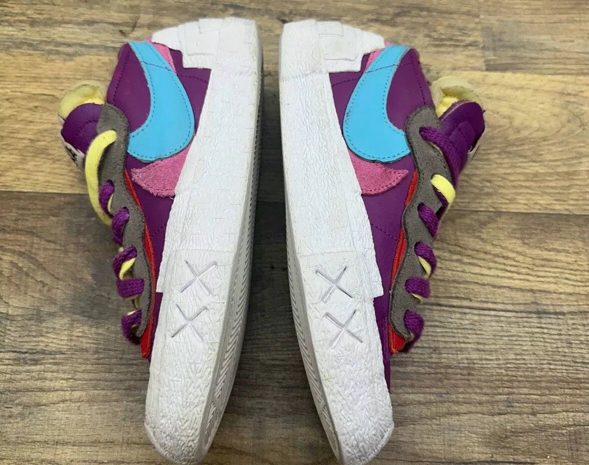 Kaws × Nike Nike KAWS x sacai x Blazer Low Purple Dusk Size US 4.5 / IT 34.5 - 7 Thumbnail