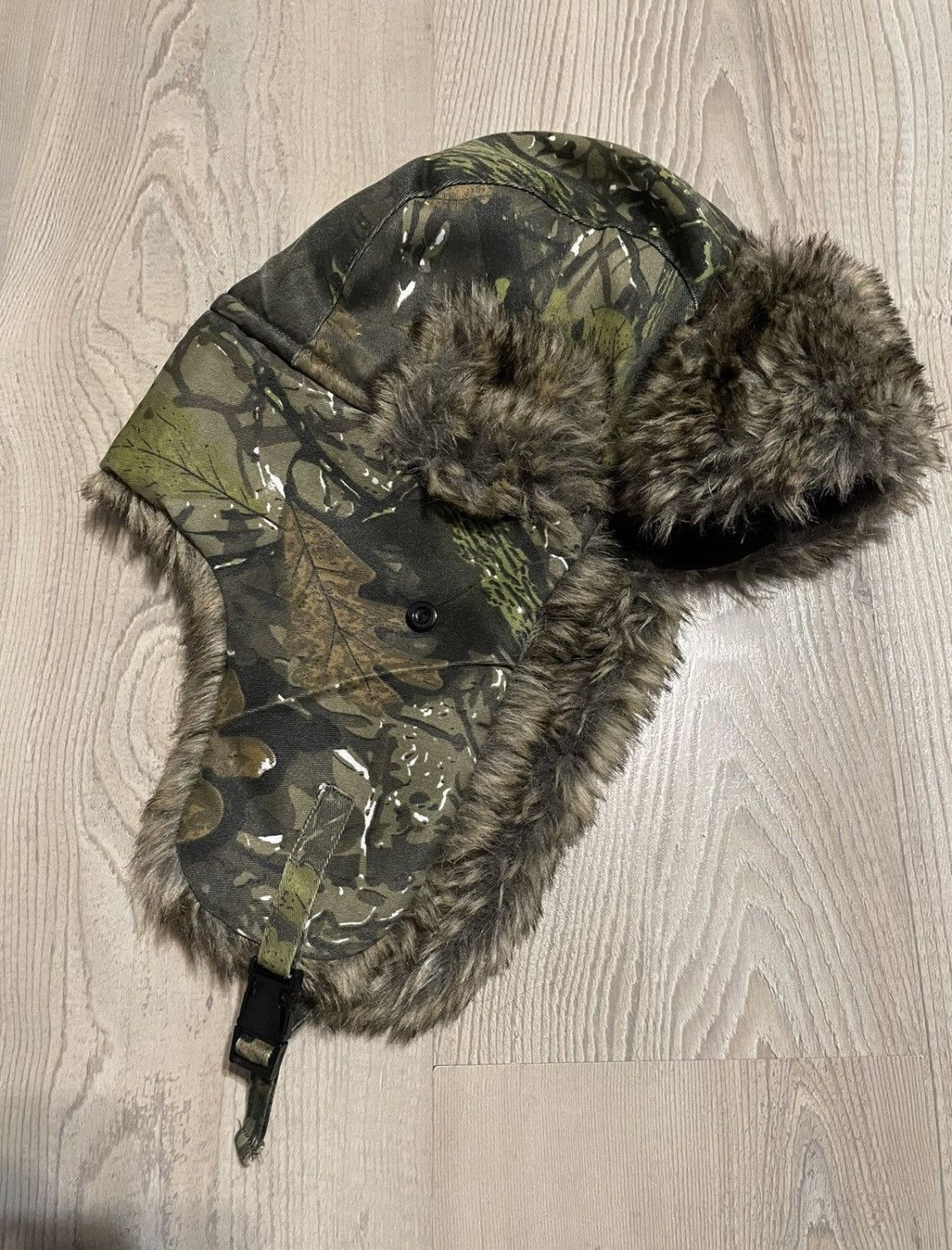 Other × Vintage Vintage Y2K Ushanka camo Hat Size ONE SIZE - 2 Thumbnail