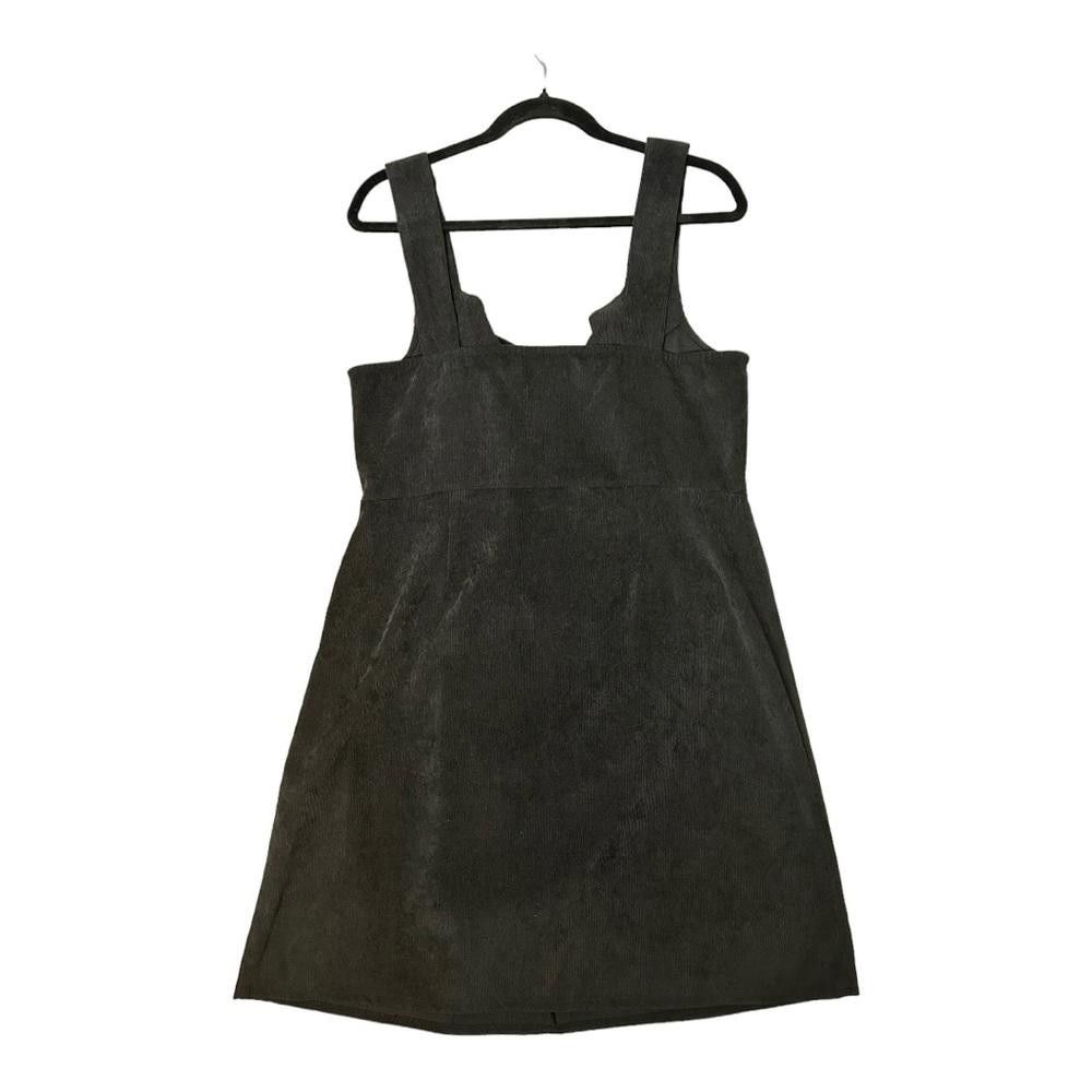 Designer Missguided Zip Through Cord Dress Black Size 12 Size XL / US 12-14 / IT 48-50 - 3 Thumbnail