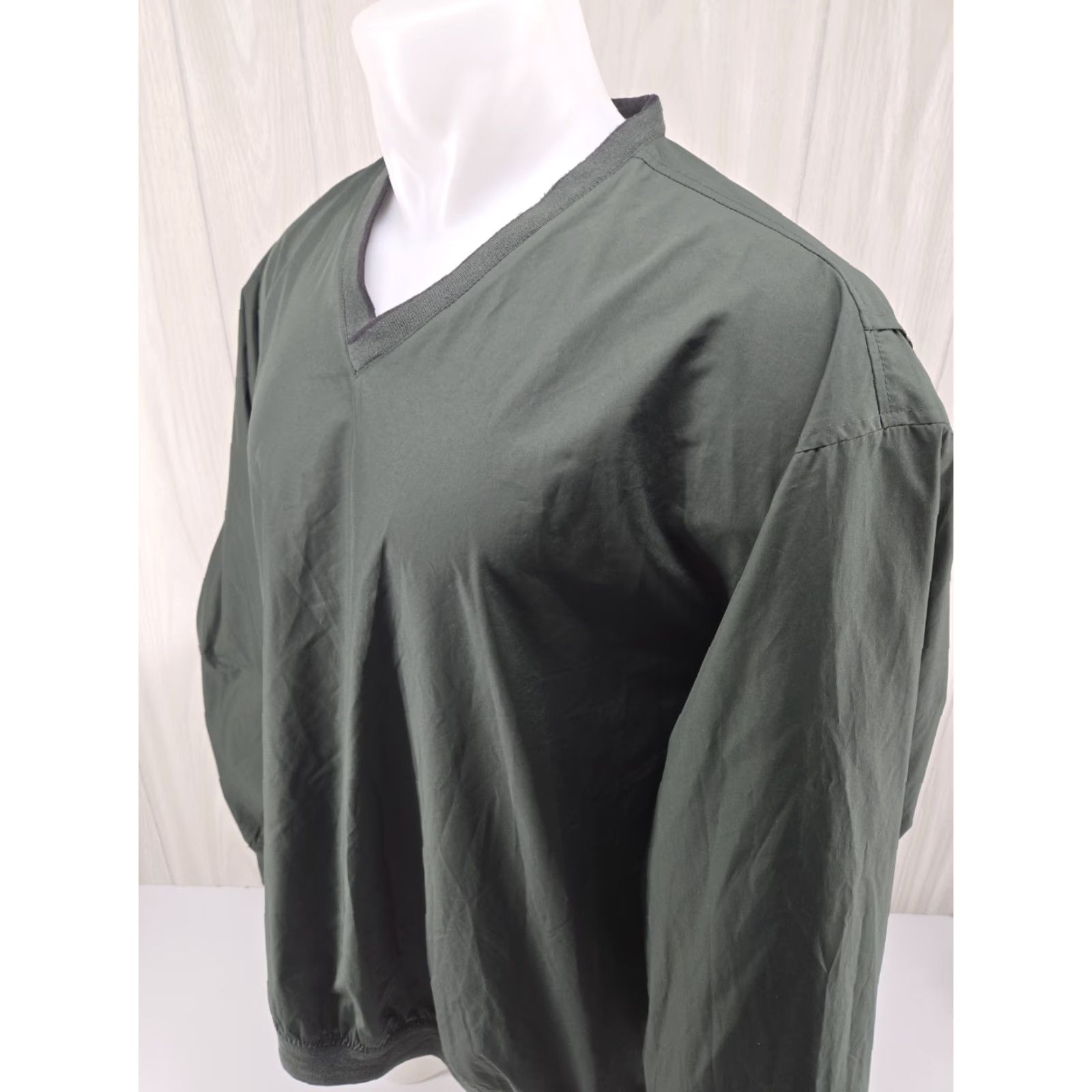 Izod VINTAGE IZOD Jacket Pullover Green 2XL Windbreaker Golf Mens Lightweight Jacket Size US XXL / EU 58 / 5 - 5 Thumbnail