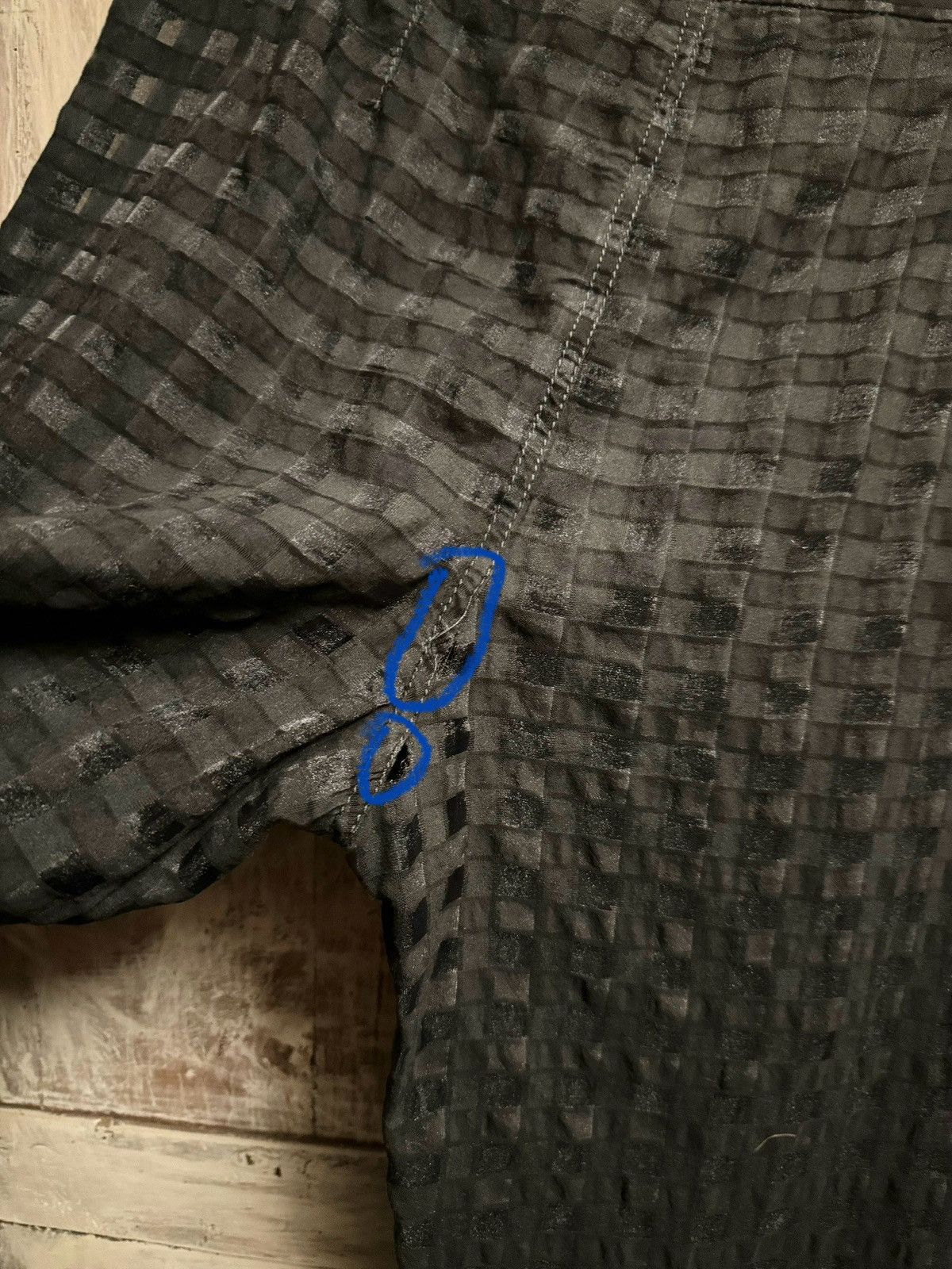 Ann Demeulemeester ann demeulemeester ss16 runway organza check pants S men Size US 29 - 9 Thumbnail