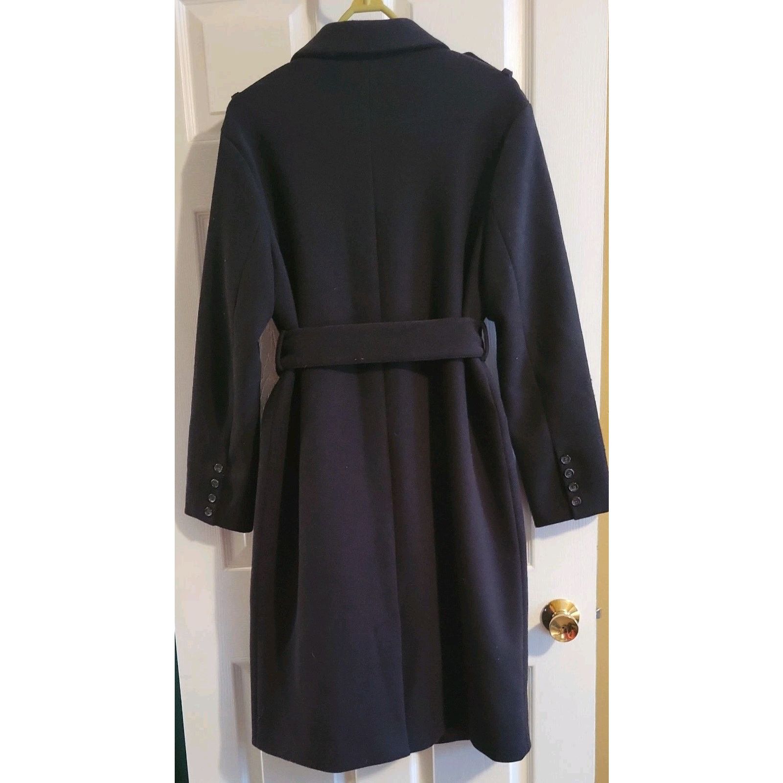 Forever 21 FOREVER 21 Women’s Black Belted Button Trench Coat Size M Size M / US 6-8 / IT 42-44 - 3 Thumbnail