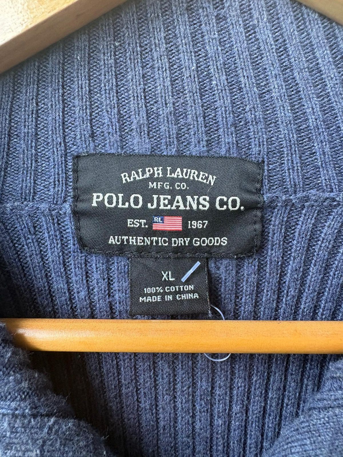 Polo Ralph Lauren Vintage Polo Jeans Co. Ralph Lauren Knitted Cardigan Jacket Size US L / EU 52-54 / 3 - 9 Thumbnail