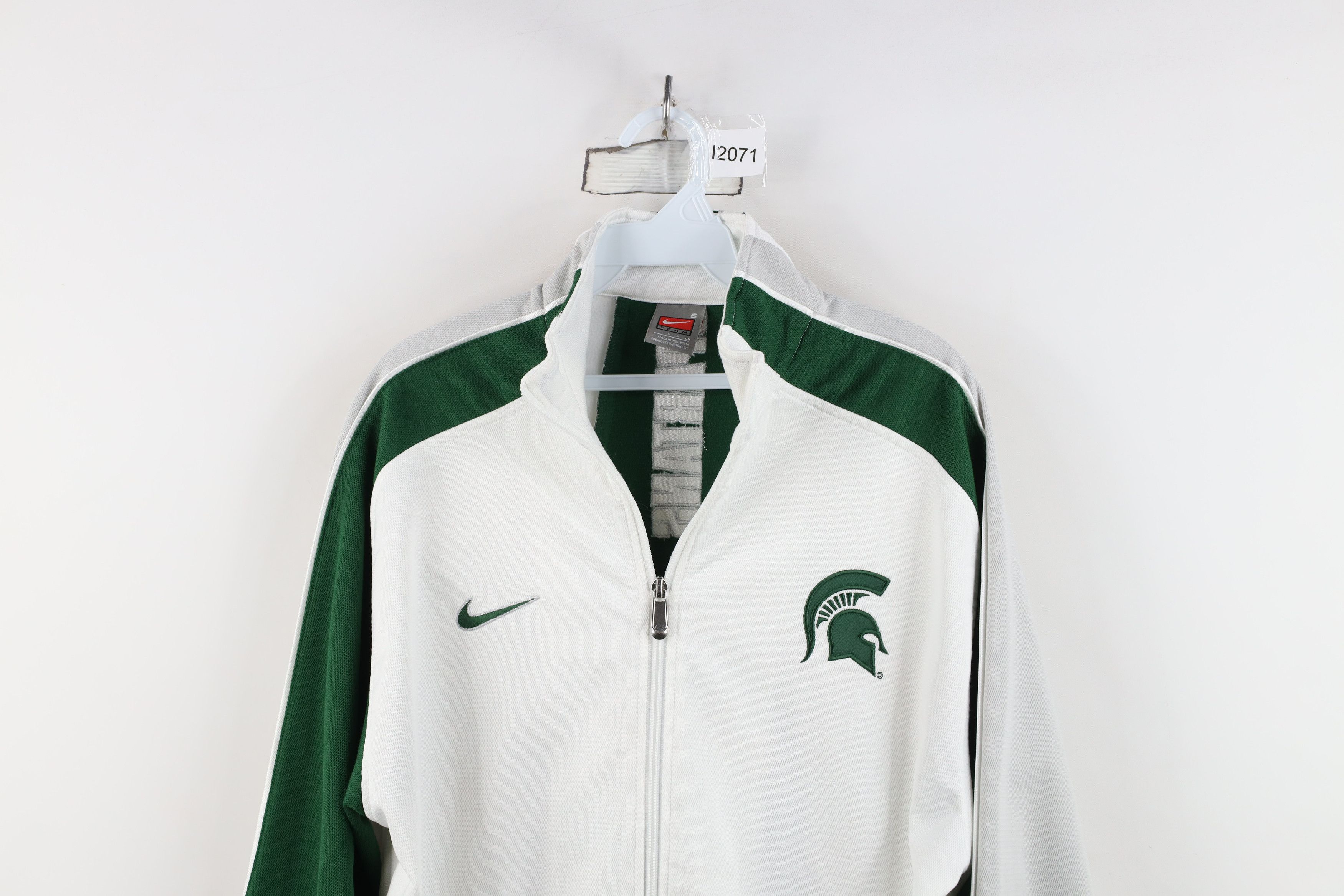 Nike Vintage Nike Michigan State University Full Zip Jacket Size US S / EU 44-46 / 1 - 2 Thumbnail