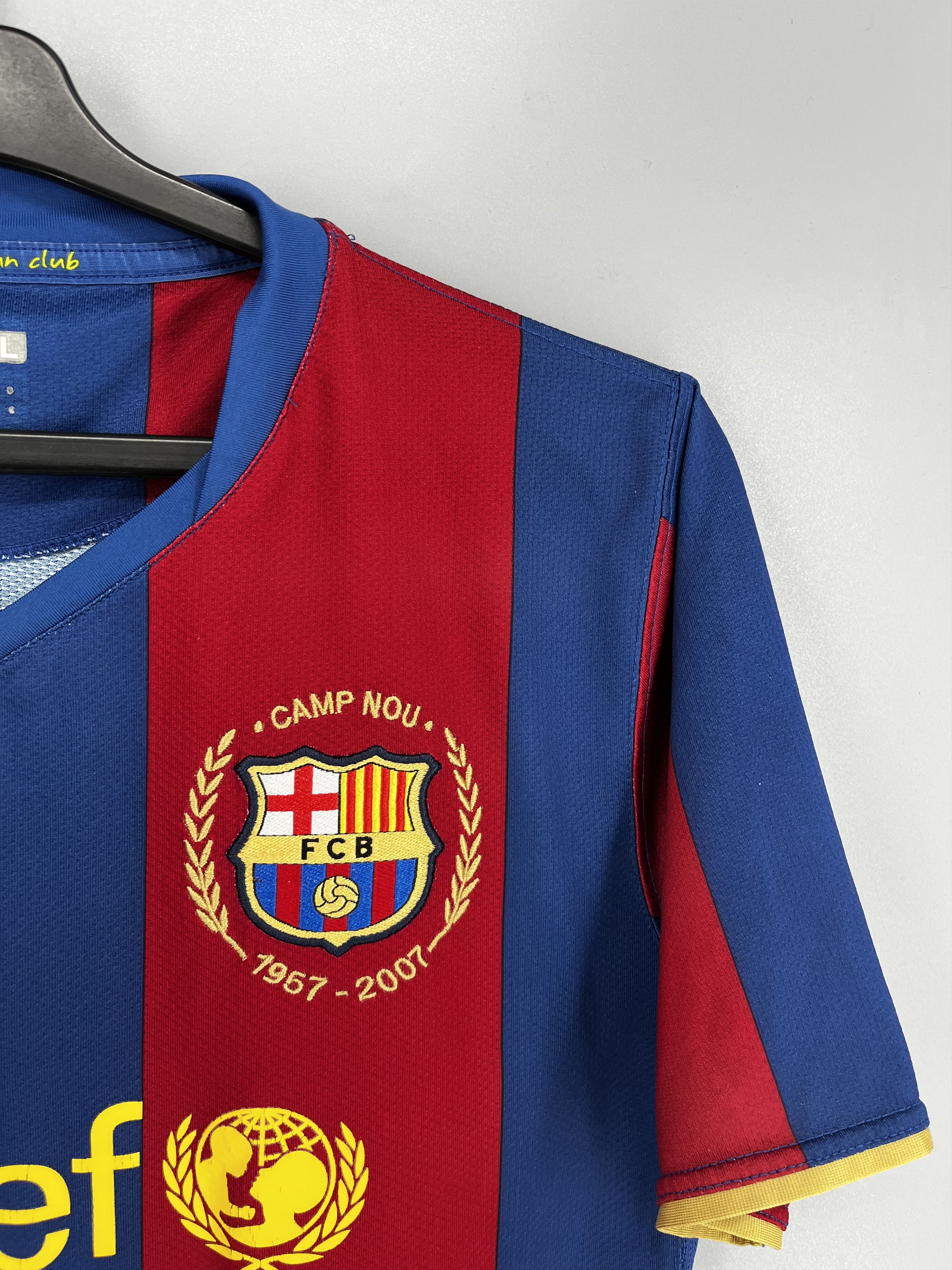 Nike Barcelona Nike 2007 Jersey Vintage Y-Shirts Size XL Size US XS / EU 42 / 0 - 9 Thumbnail