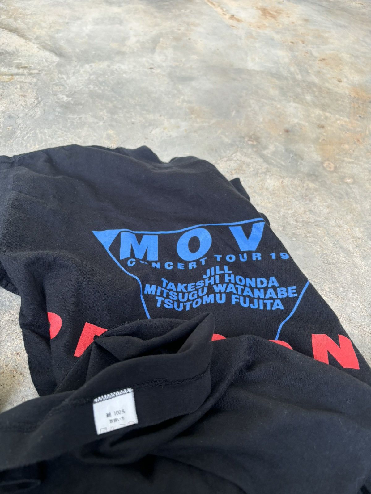 Band Tees × Japanese Brand × Vintage Vintage Move Concert tour 1992 Personz Longsleeve Size US M / EU 48-50 / 2 - 4 Thumbnail
