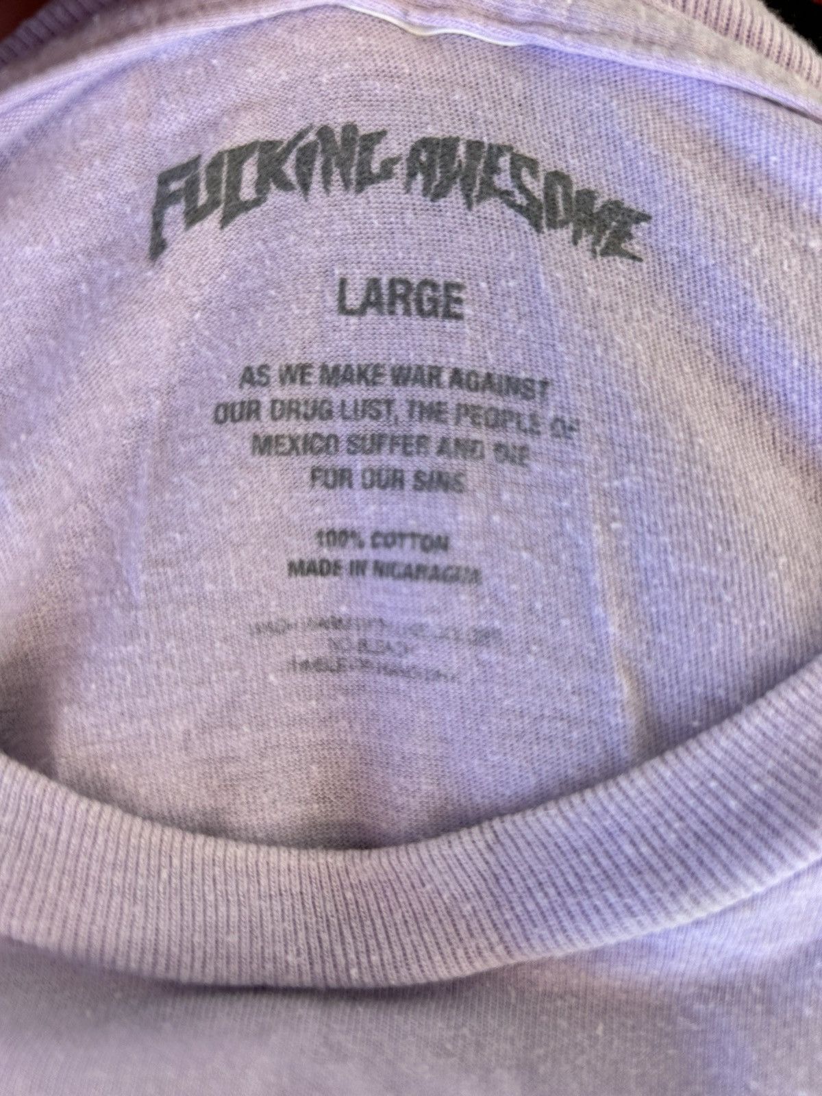 Fucking Awesome Fucking Awesome FA Pink Logo Tee Size US L / EU 52-54 / 3 - 4 Thumbnail