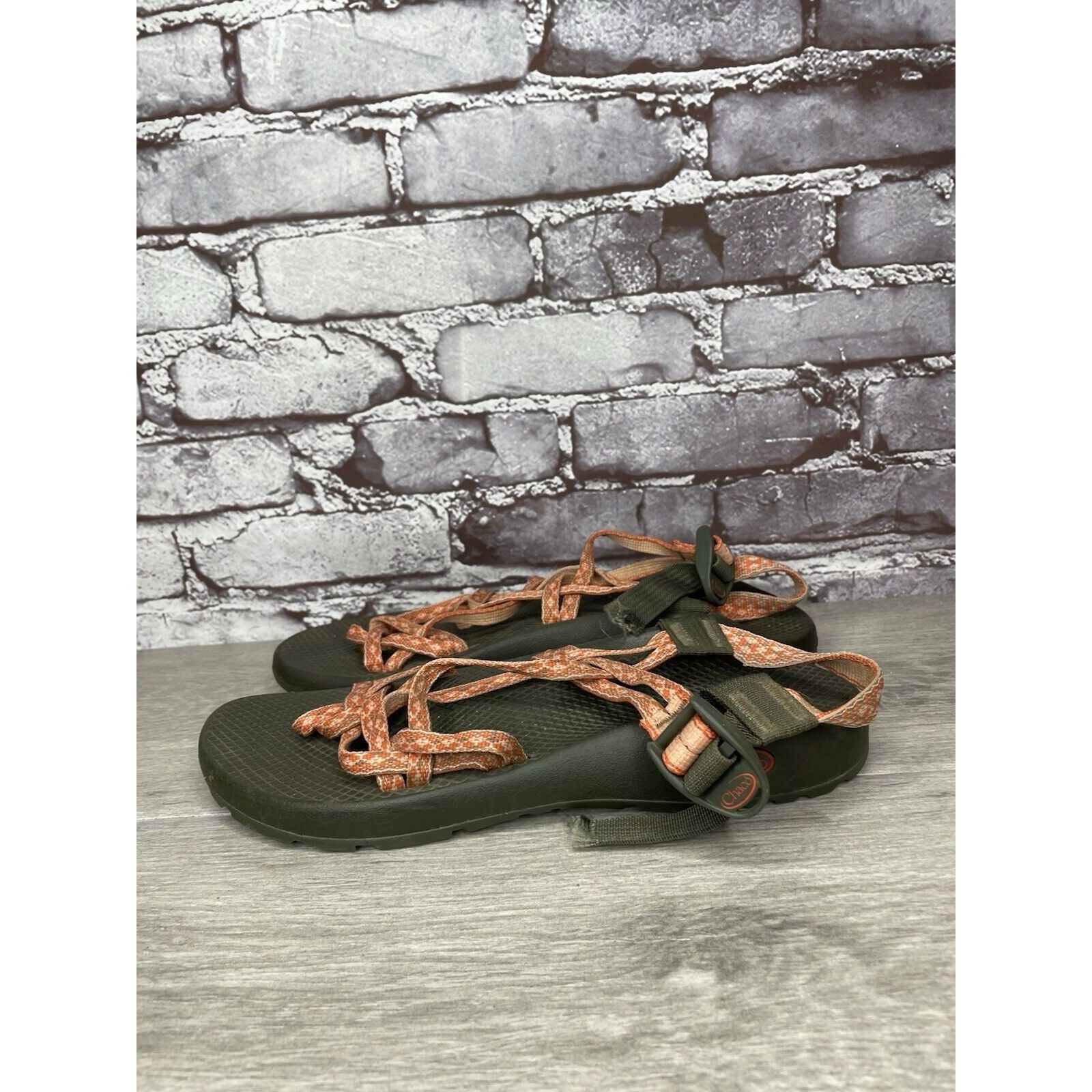 Chaco Chaco Orange Nylon Textile Hiking Toe Ankle Strap Sandals Wo Size US 11 / IT 41 - 9 Thumbnail